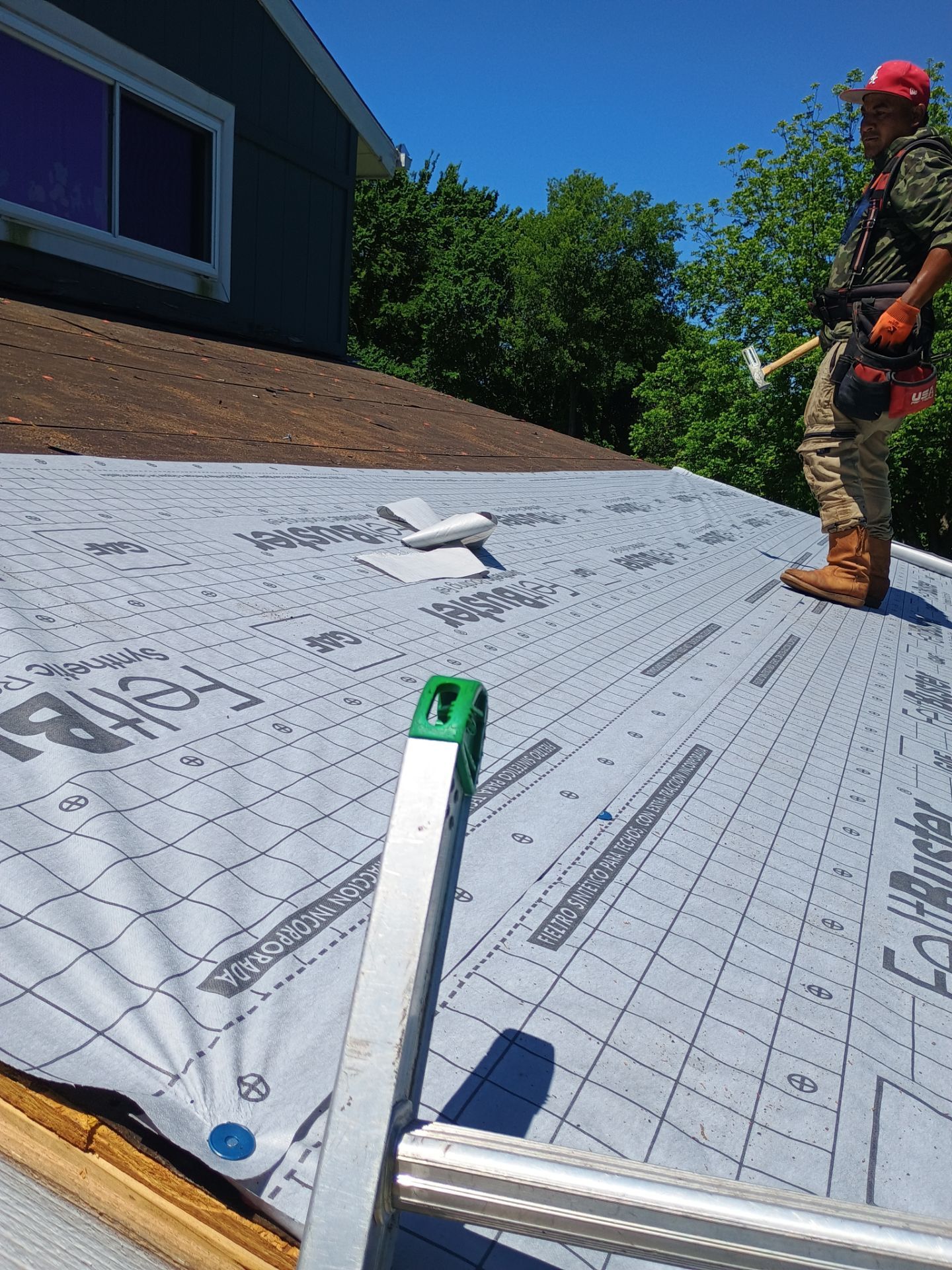 GAF Architectural Shingle Roof Replacement on Modern Ardmore Residence by BANA Roofing and Solar Supply