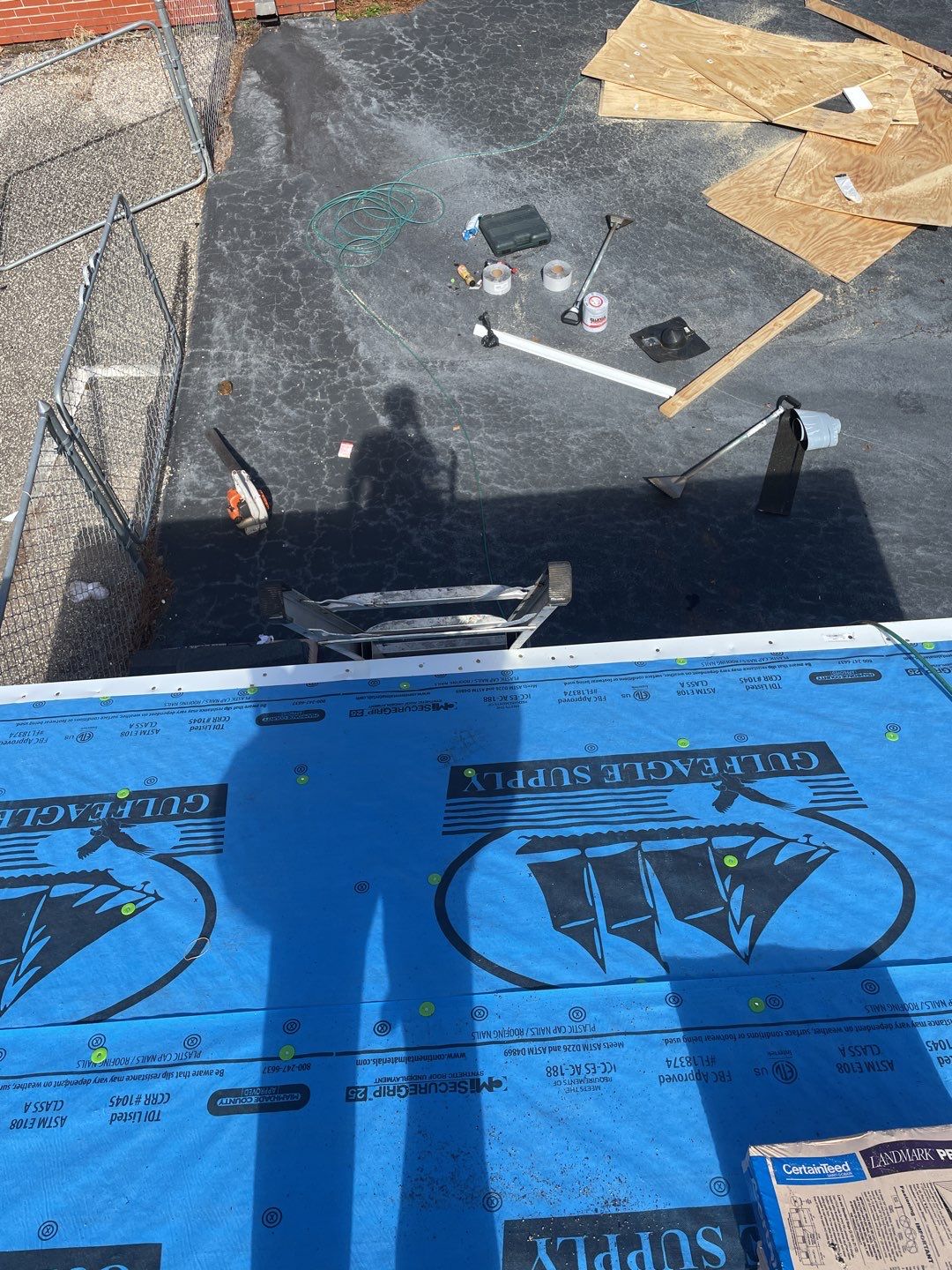 Commercial Roofing Installation using Roof Replacement by American Roofing & Construction LLC