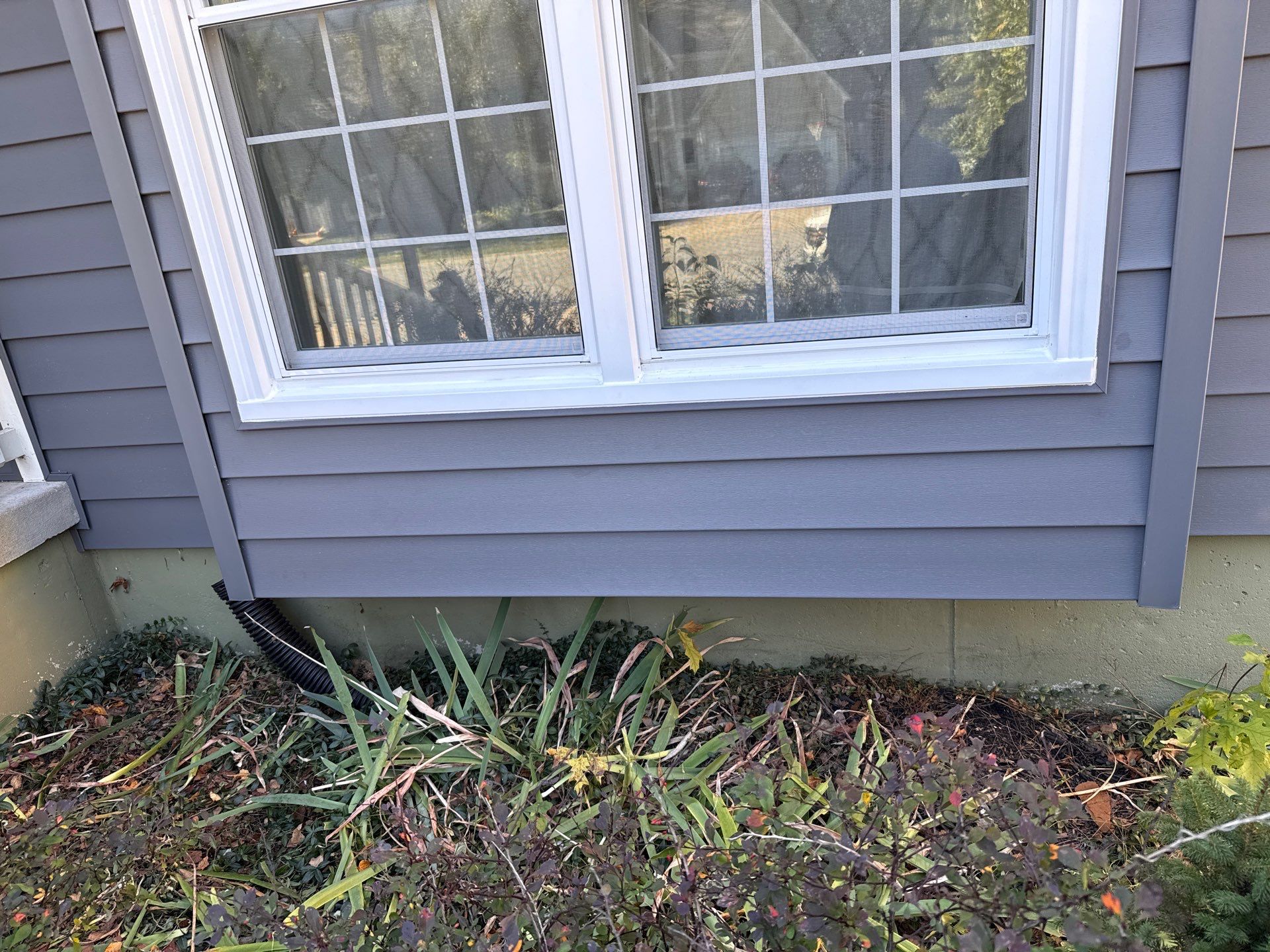 Split Entry in Smokey Ash Craneboard D7 by EEC  Windows, Siding & Roofing 