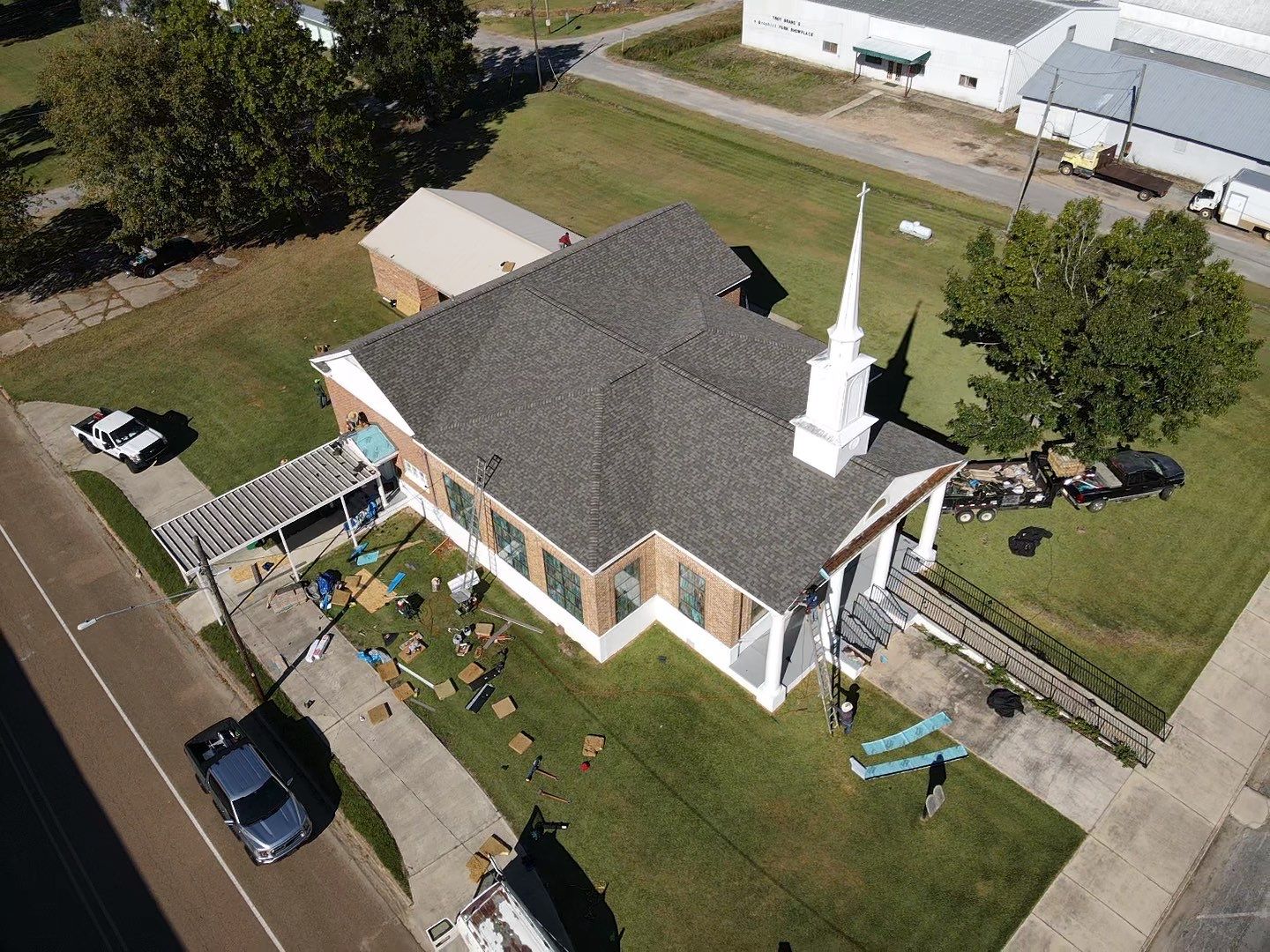 Hickory United Methodist Church by Halo Roofing and Restoration