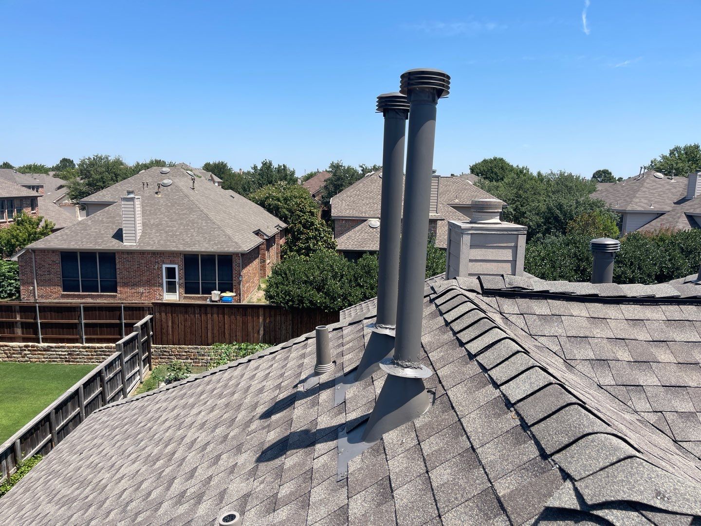 Major Hail Storm Full Roof and Gutter Replacement by First United Roofing & Construction