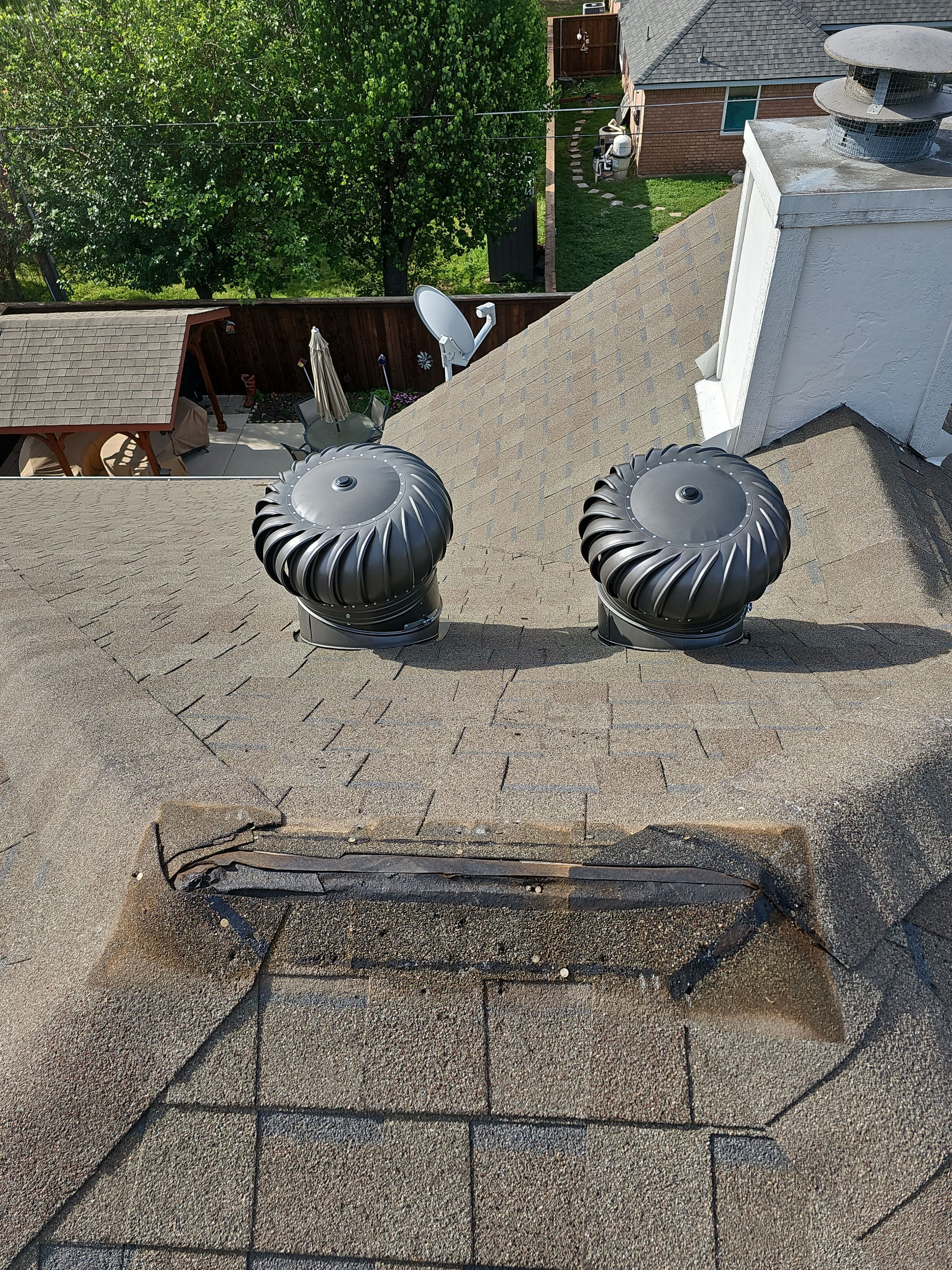 Roof Repair & Ventilation Upgrade in North Richland Hills, TX by road roofing llc
