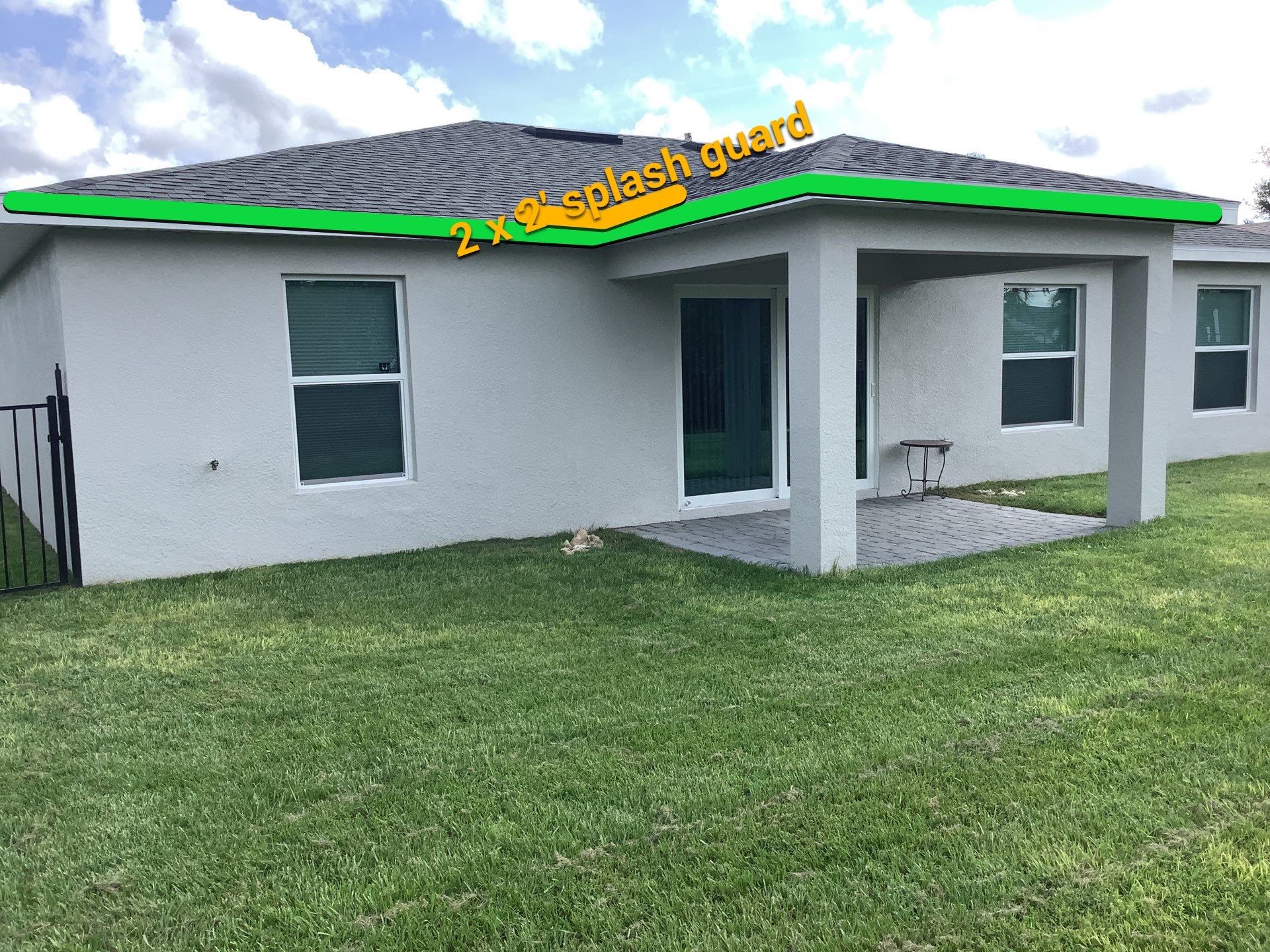 6-Inch Seamless Aluminum Gutters in Cape Coral FL by Gutter Professors