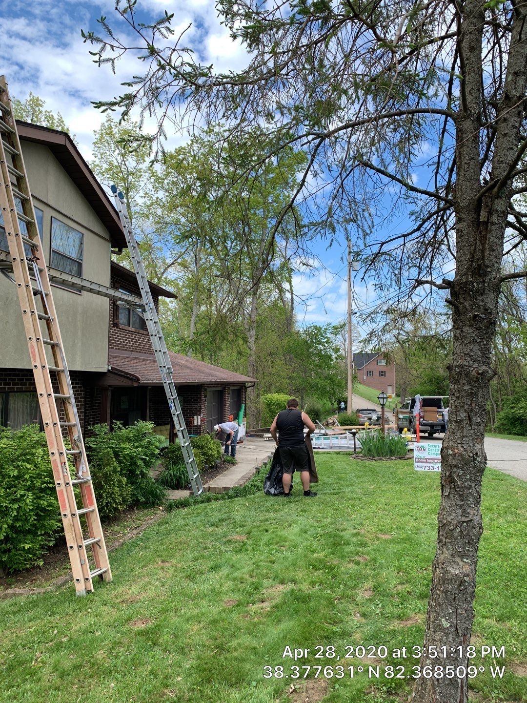 Old to New Tudor Style Fiber Cement Update  by Secure Construction Company Inc