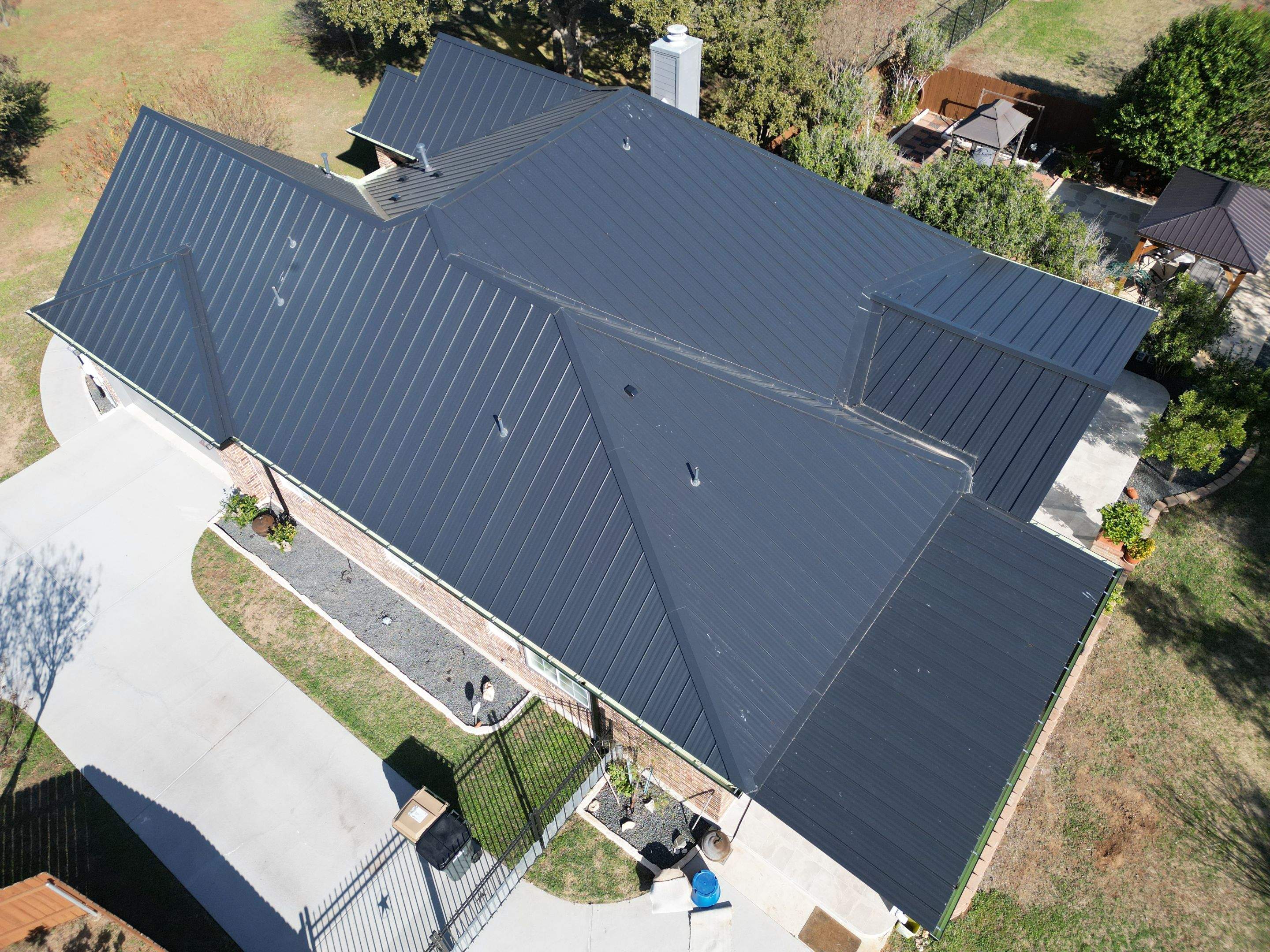Matte Black - L&A Metals Class 4 UL 2218 Standing Seam Metal by RoofsOnly.com