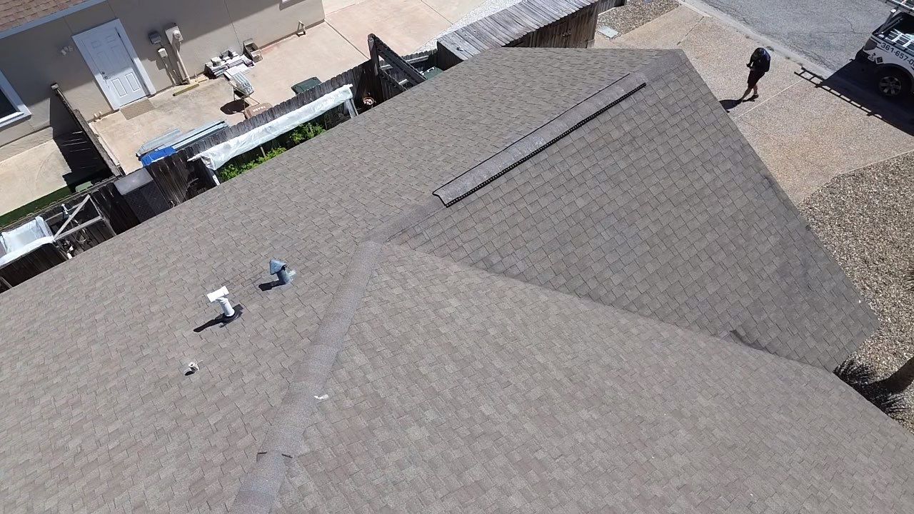 Residential Roofing Installation using GAF HDZ Slate by Lighthouse Roofing