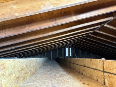 Attic sanitation and insulation upgrade in Glendale, WV