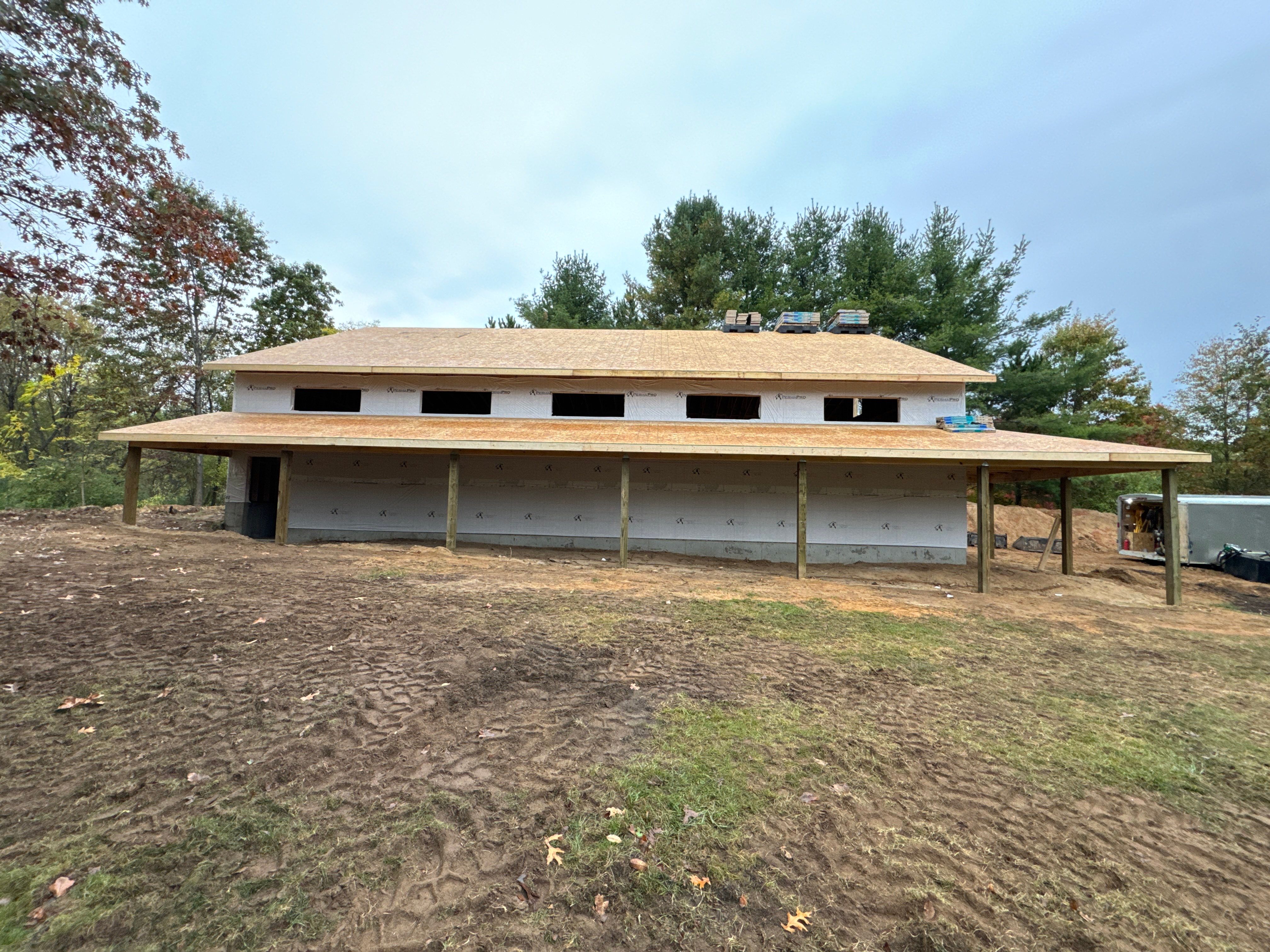 New-Construction Barn Roof  by 42 North Construction, LLC.
