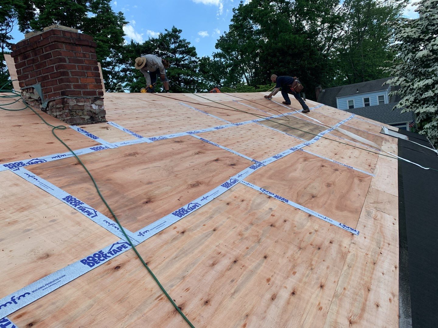 Residential Roofing Installation using Owens Corning Duration Driftwood by A Plus Exterior