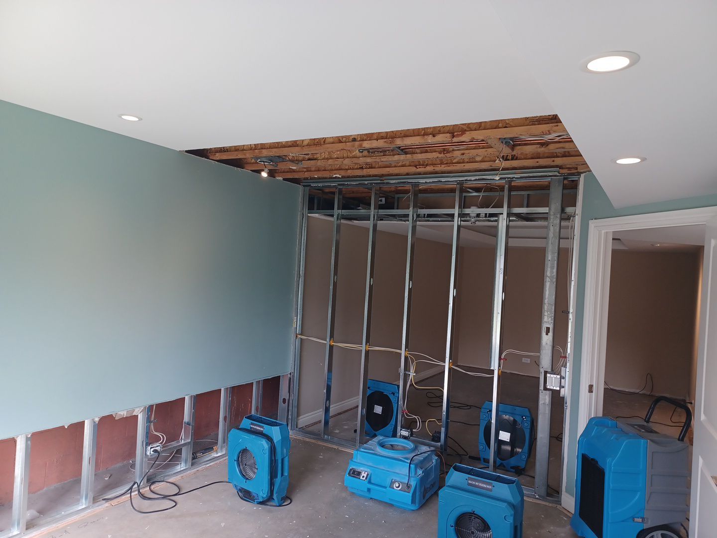 Project in Commerce Charter Twp by EzDry Water Mitigation & Property Restoration