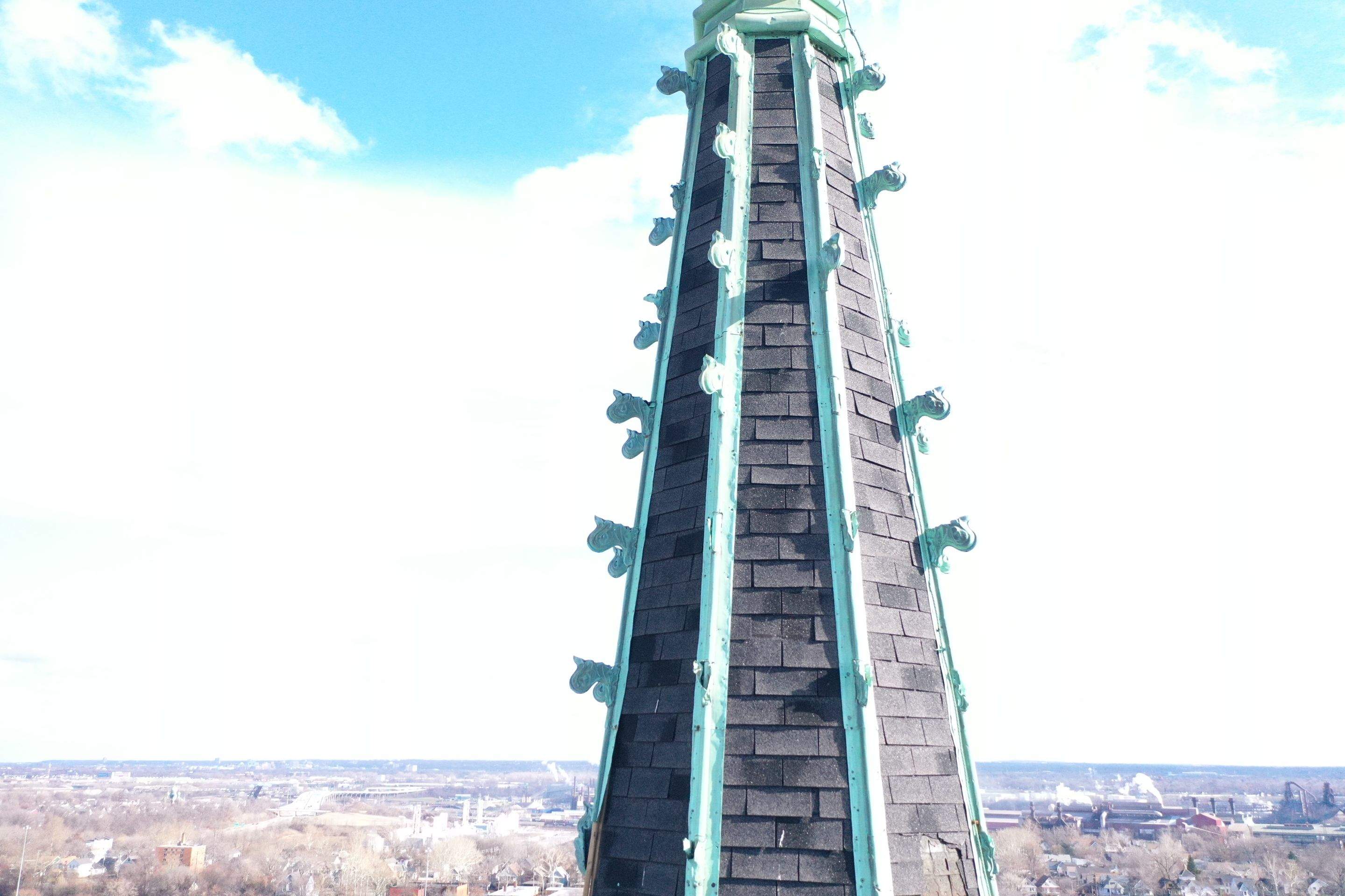 Drone Inspection by Absolute Roofing and Construction