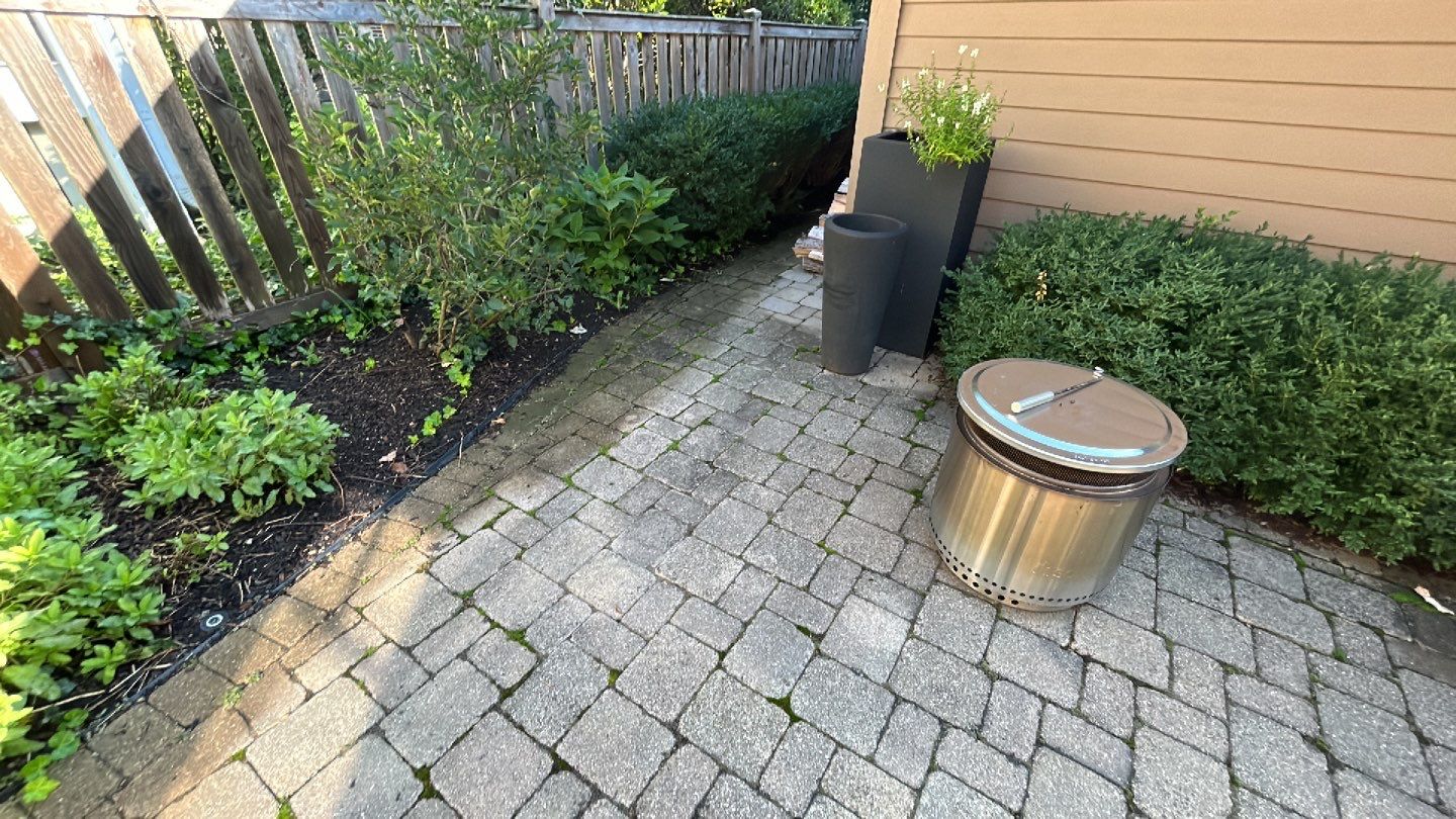Brick paver clean, sand and seal.  using Surebond SB-1300 by Northern Power Washing LLC.