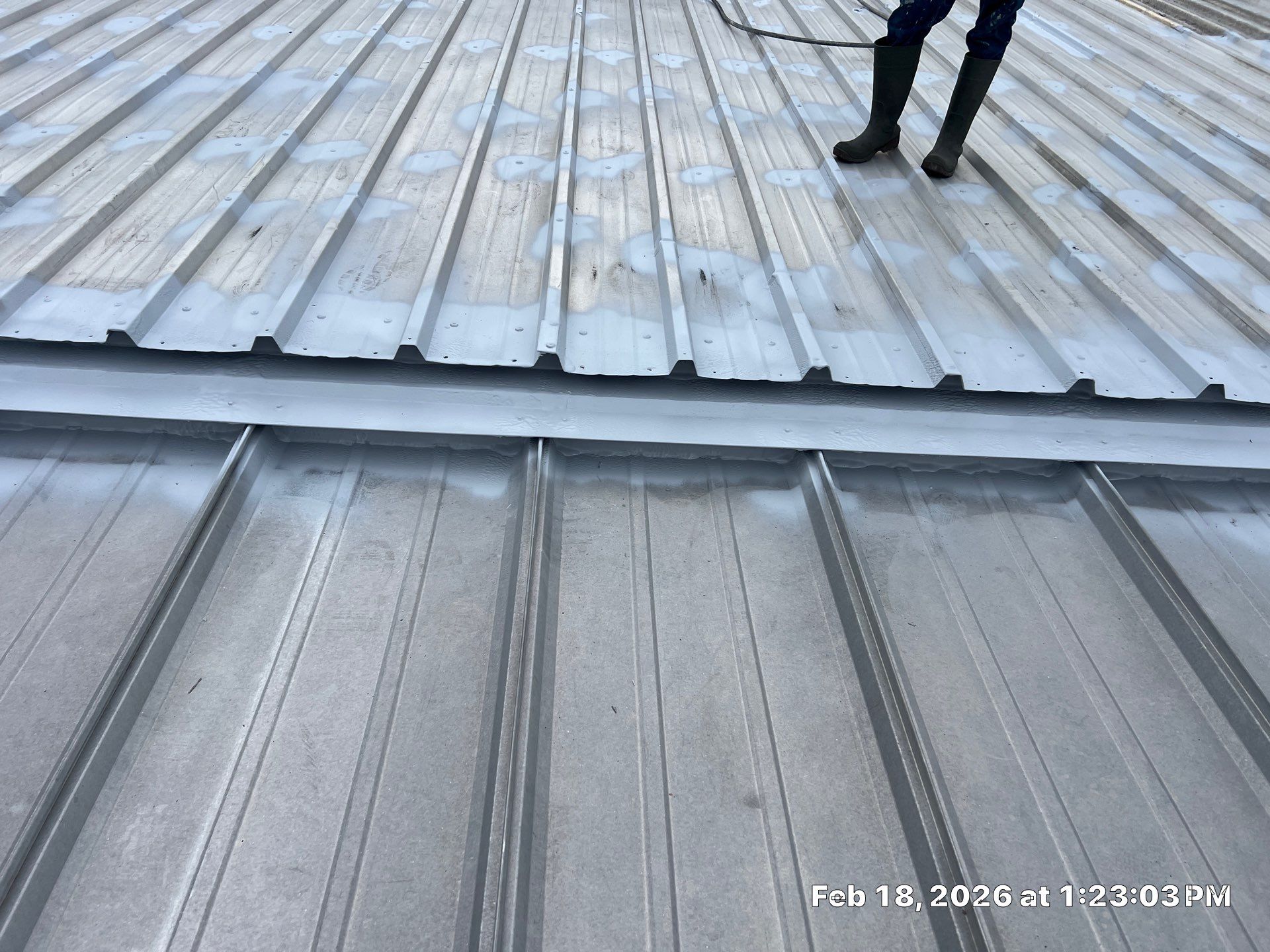 Acrylic Coating  by Just In Time Roofing and Restoration