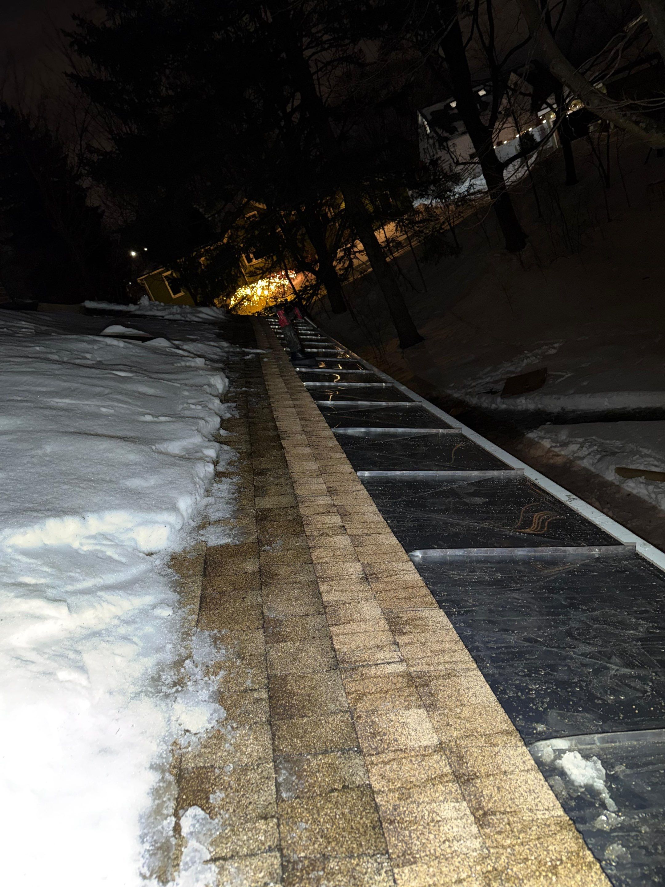 Snow/Ice Belt & Ice Dam Removal Project in Woburn by Mighty Dog Roofing of Greater Middlesex County