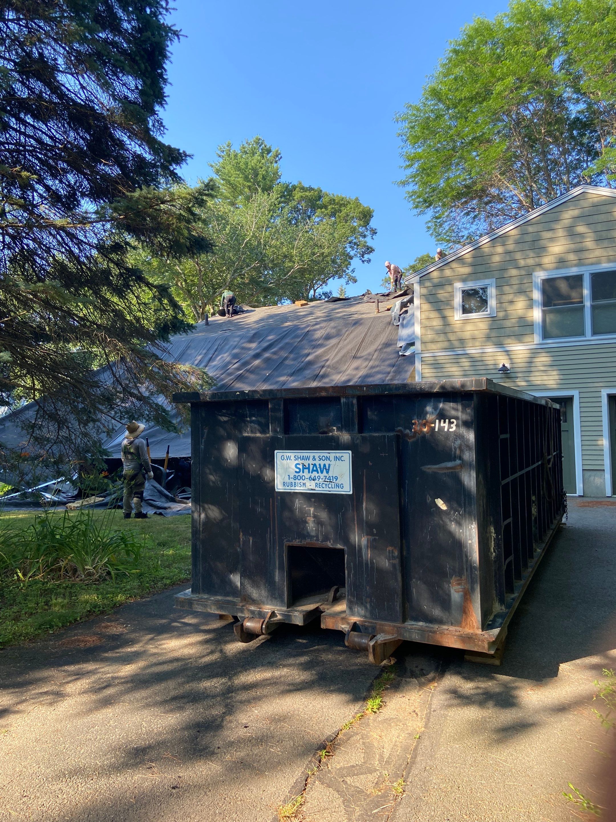 Residential Roofing Installation using Owens Corning TruDefinition by Sensible Home Solutions