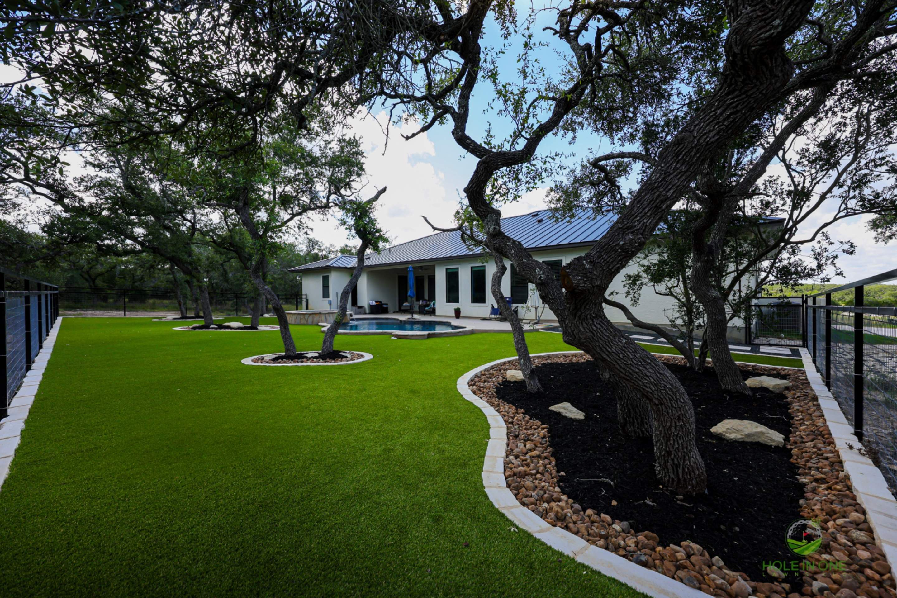 Belle Oak, Bulverde Tx. by Hole In One Lawns, LLC