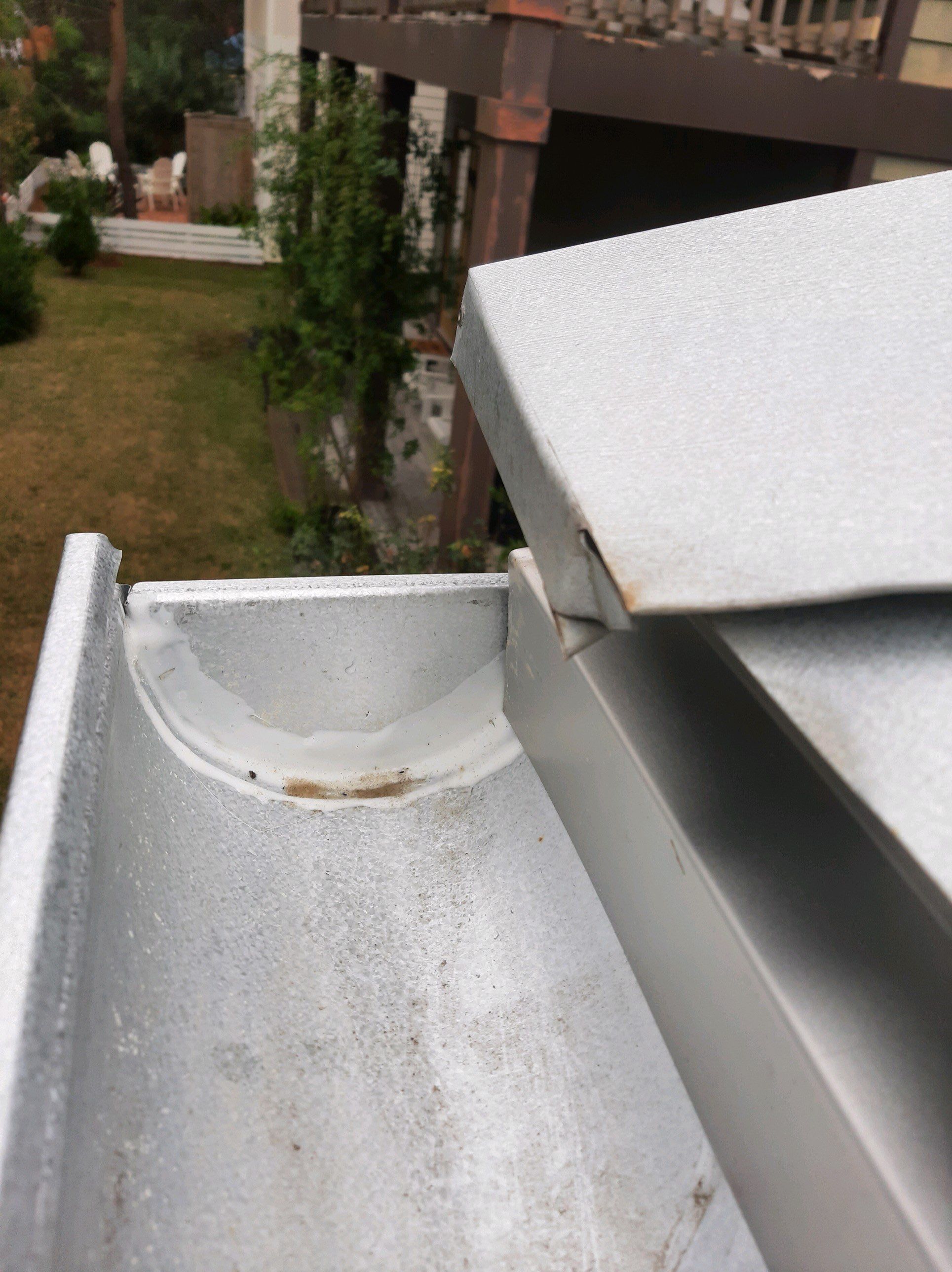 Gutter Installation using Galvalume Half Round Seamless Gutters by Gutter Professors