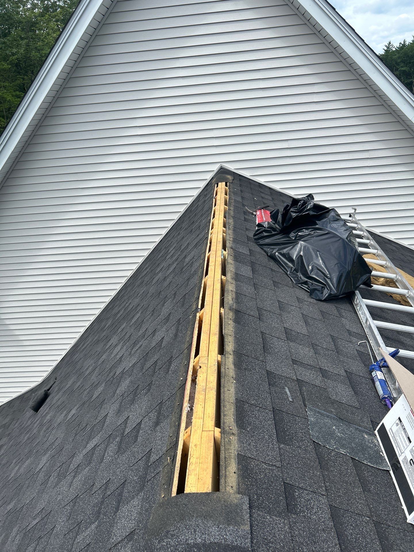 Project in Brookline by Mighty Dog Roofing of Greater Middlesex County