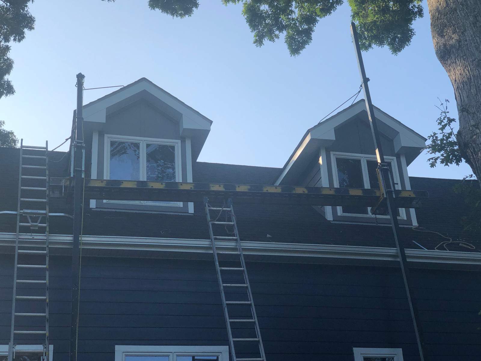 Siding Installation using JH Batten Smooth and JH Cedar Mill Plank by ExteriorPros