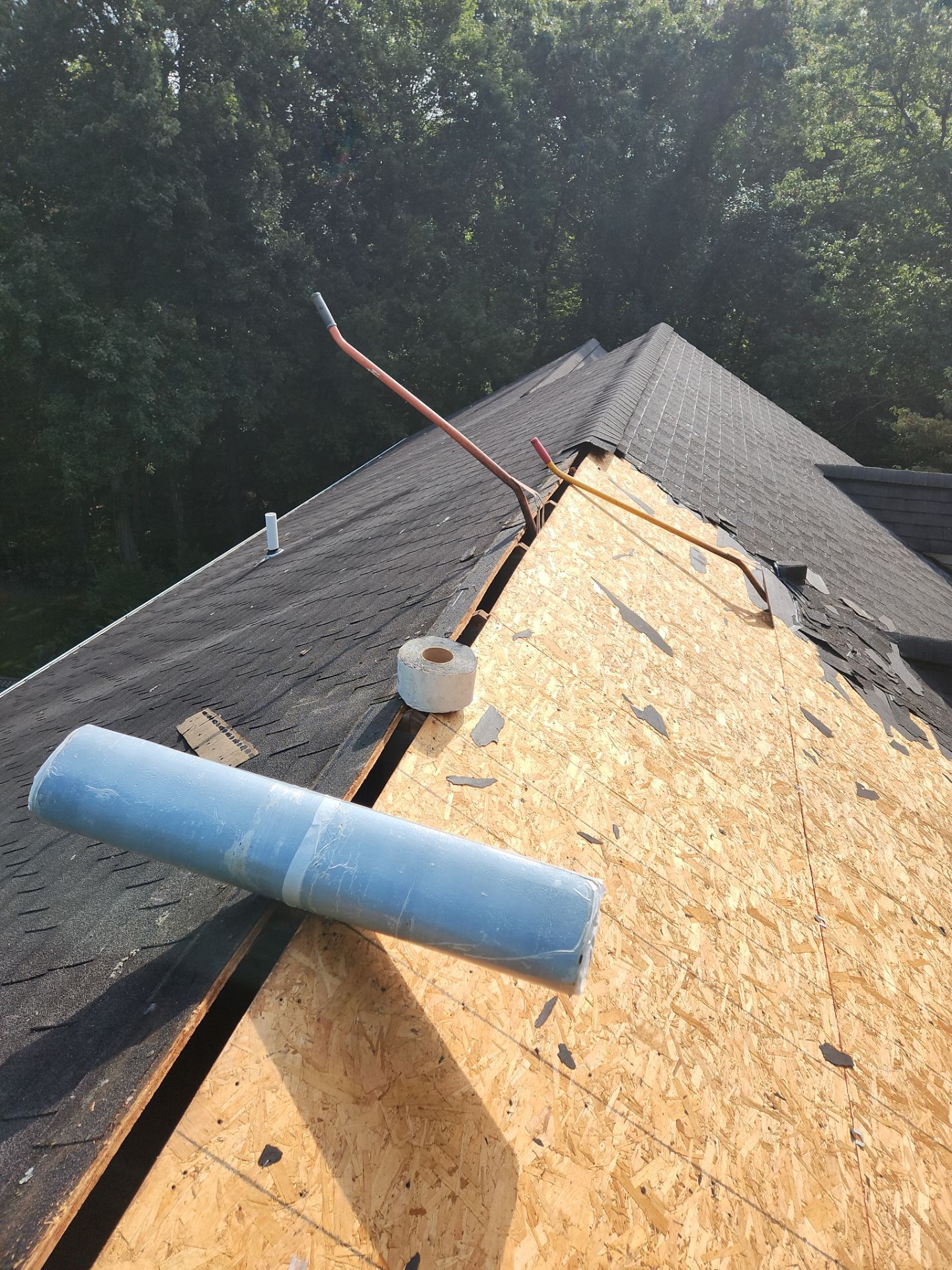 Residential Roofing Installation using Owens Corning TruDefinition Duration - Estate Gray by A Plus Exterior