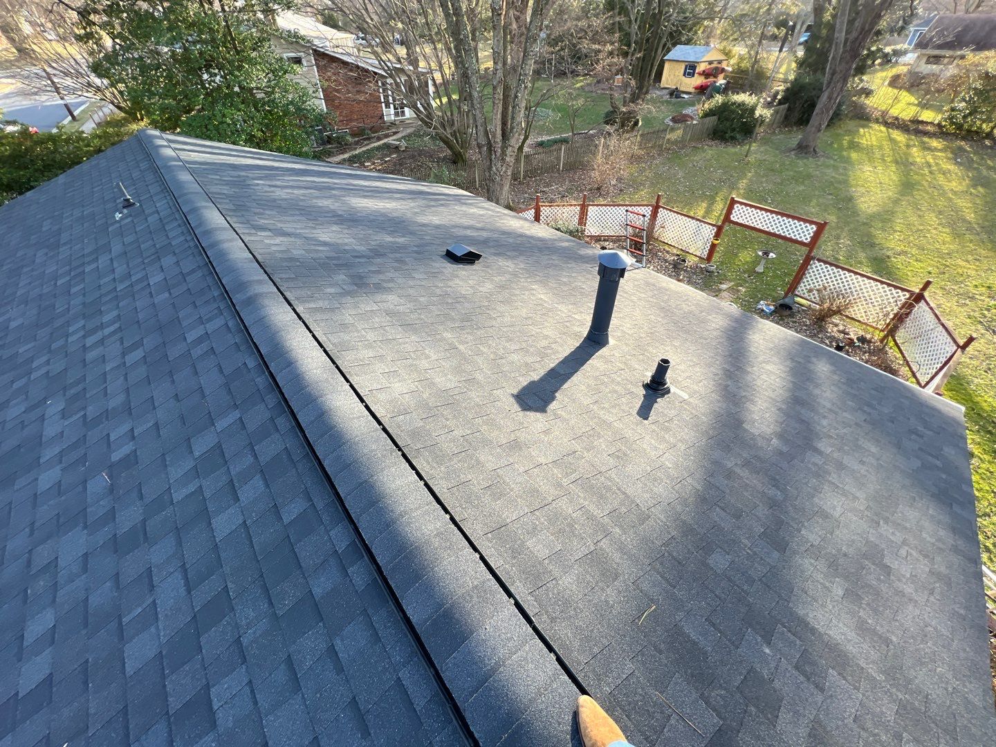 Fairfax: CertainTeed Landmark Pro Designer Shingles in Max Def Charcoal Black by RM Banning, Inc.