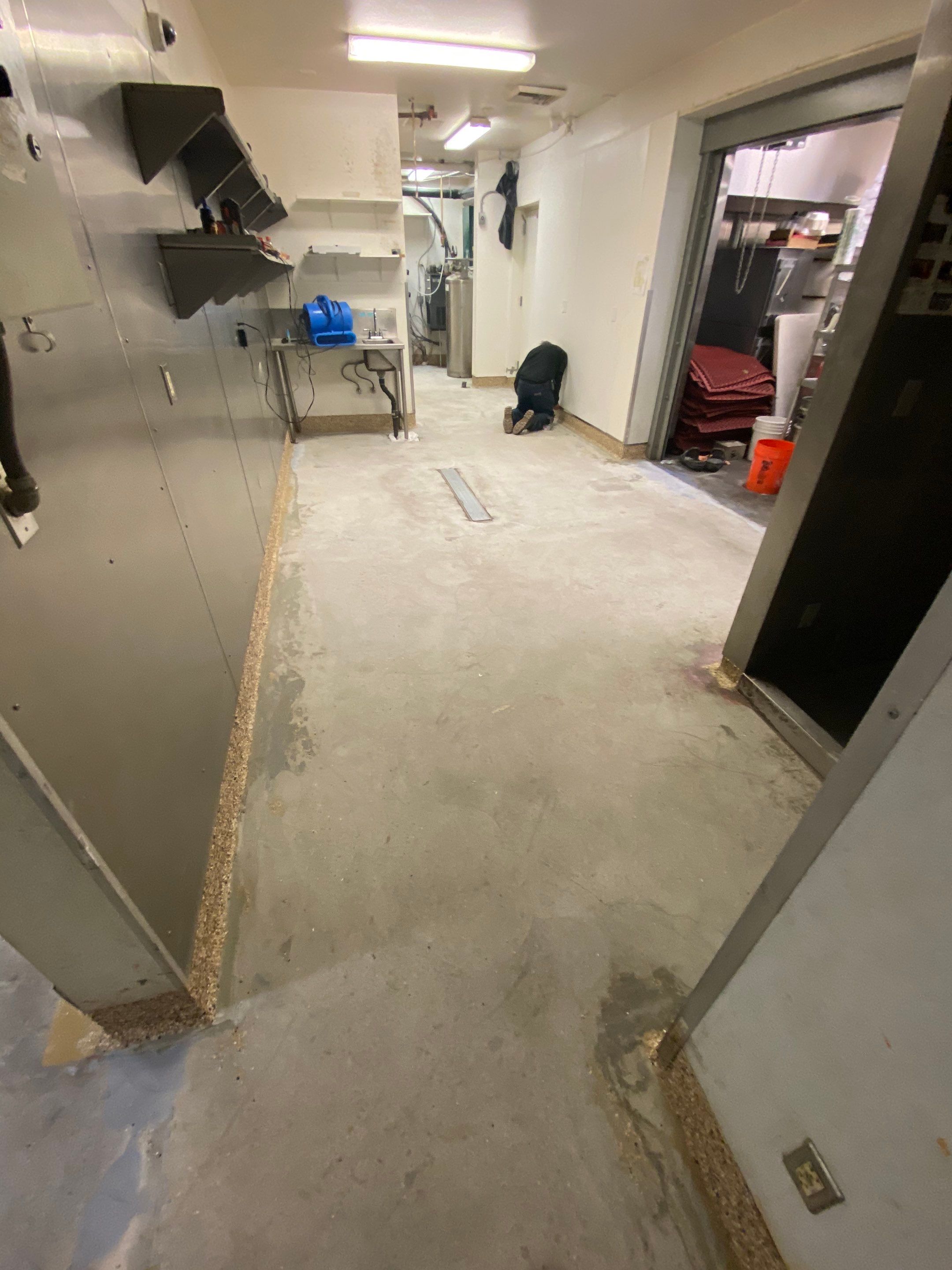Commercial Floor Transformation using Penntek Evolution System by Croc Coatings, LLC