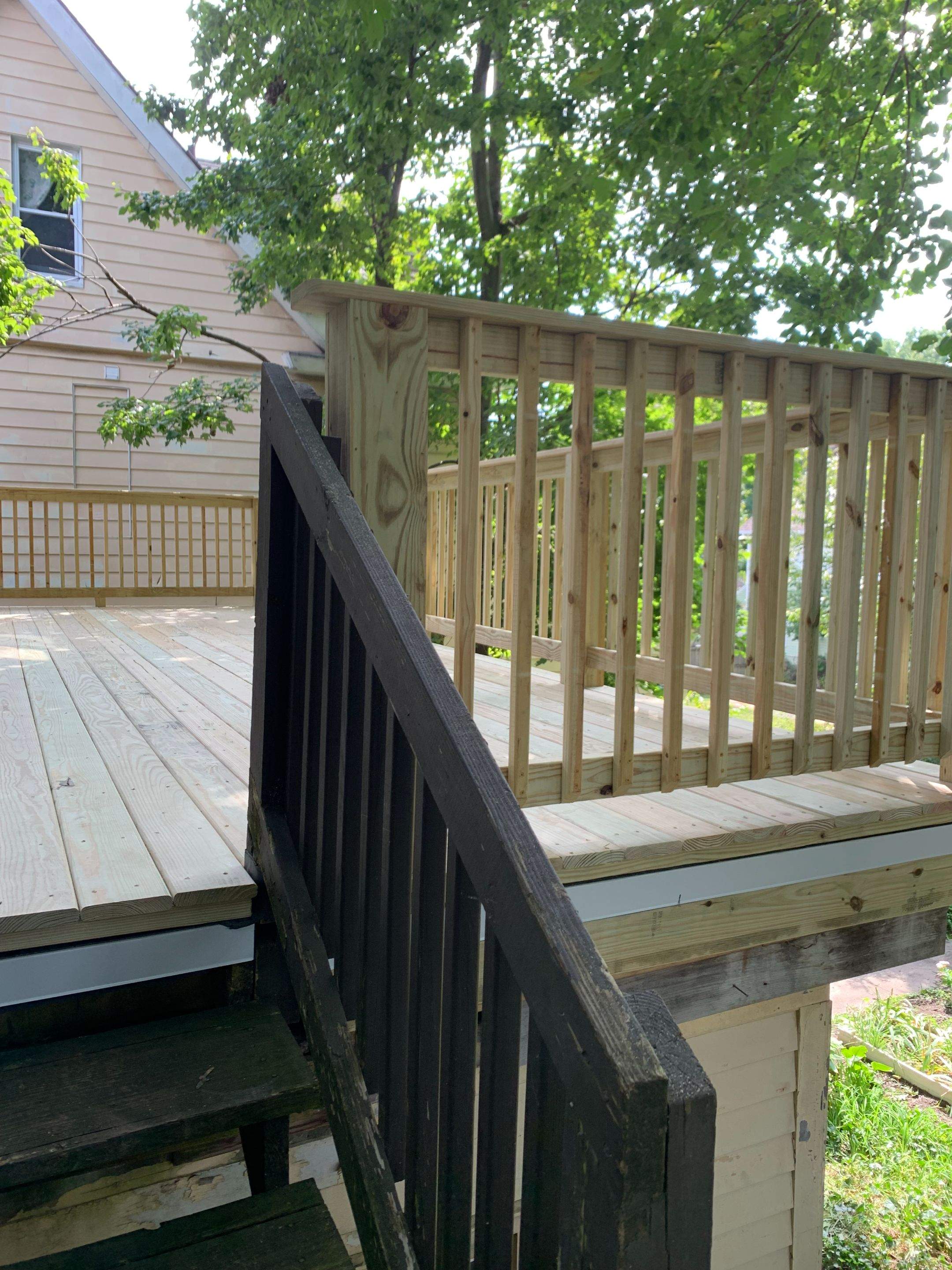 Deck Installation using EPDM substrate by A Plus Exterior