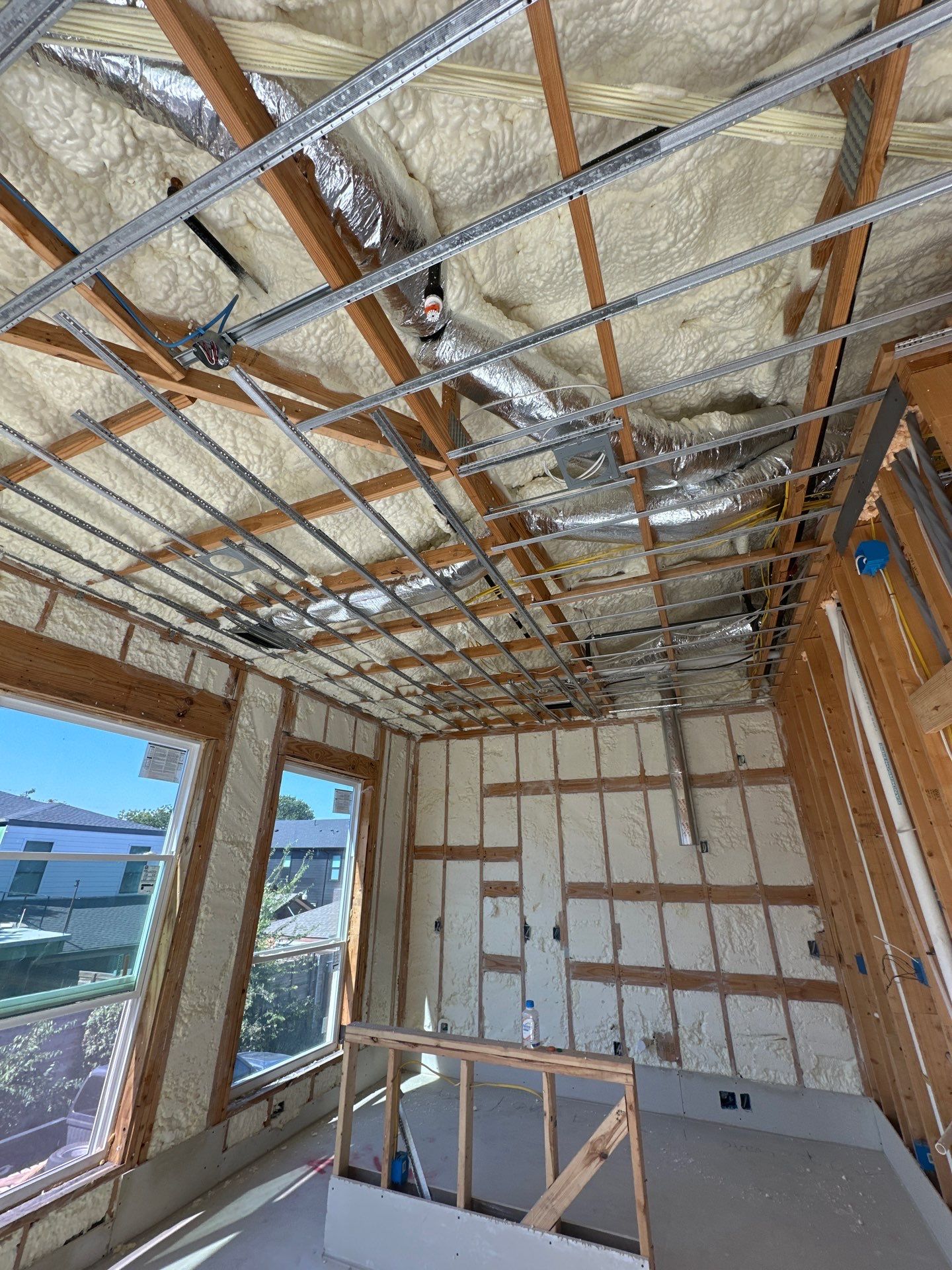 🏢 Full Foam Envelope on This Dallas Multi-Family Build by Apex Insulation Solutions