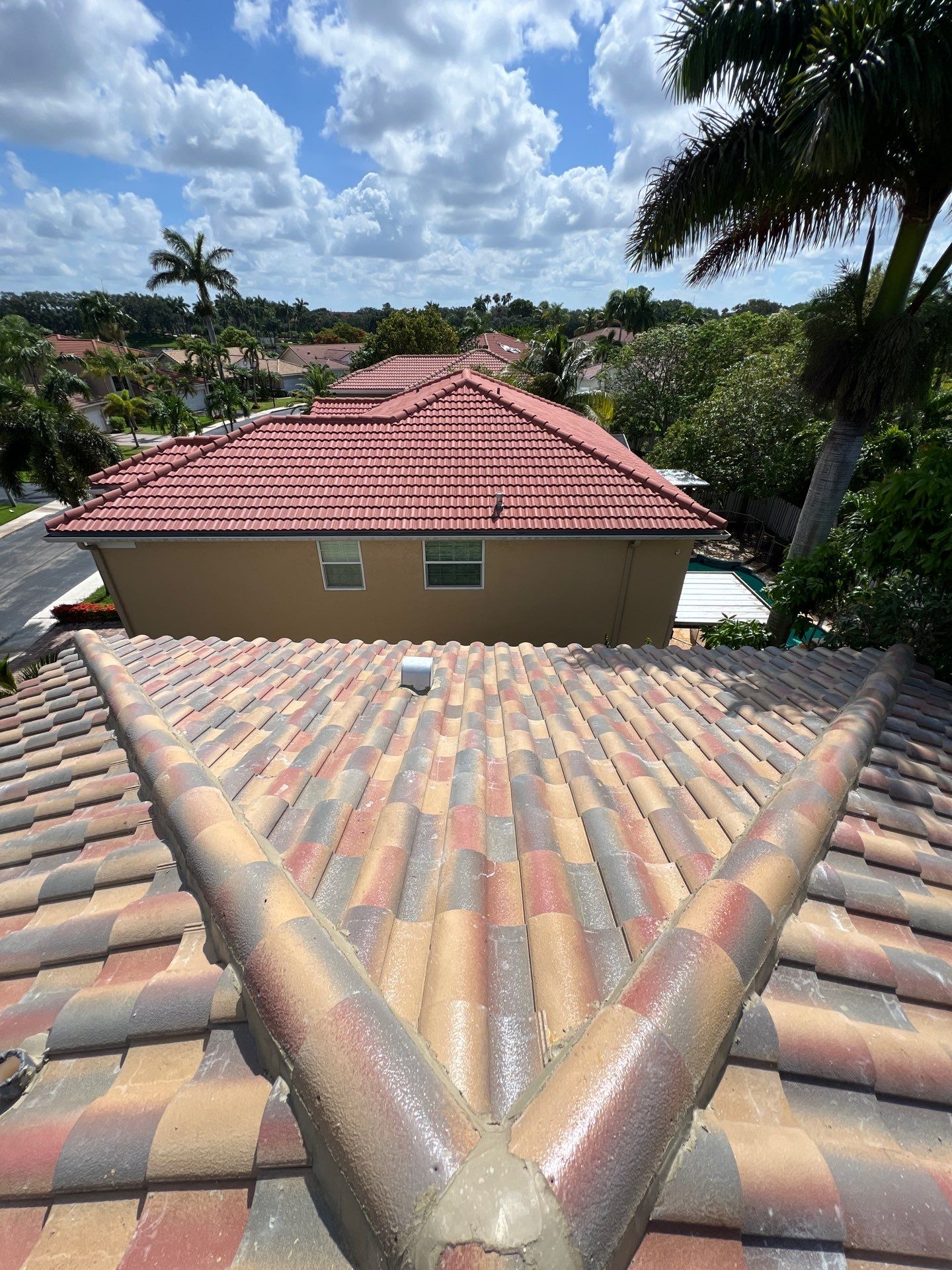 Residential Roofing Installation using Eagle Roof Tile by First Due Roofing
