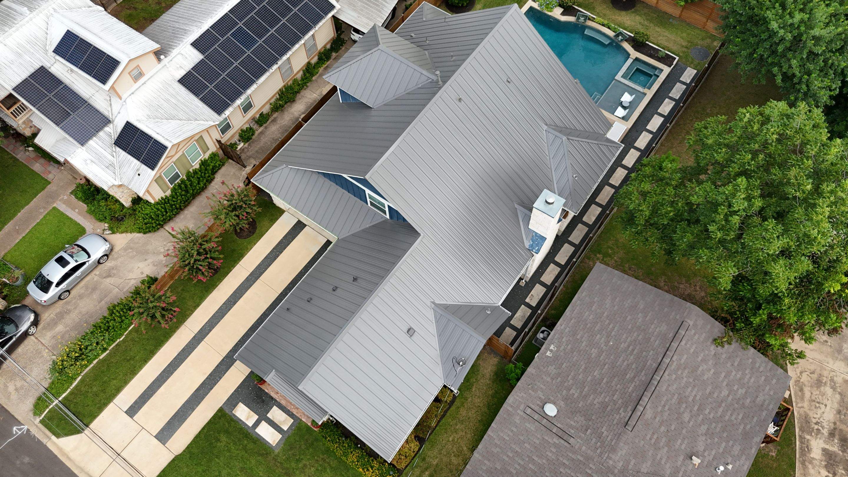 Charcoal Grey - L&A Metals LLC Type FF100, Hidden fastener/Standing Seam by RoofsOnly.com