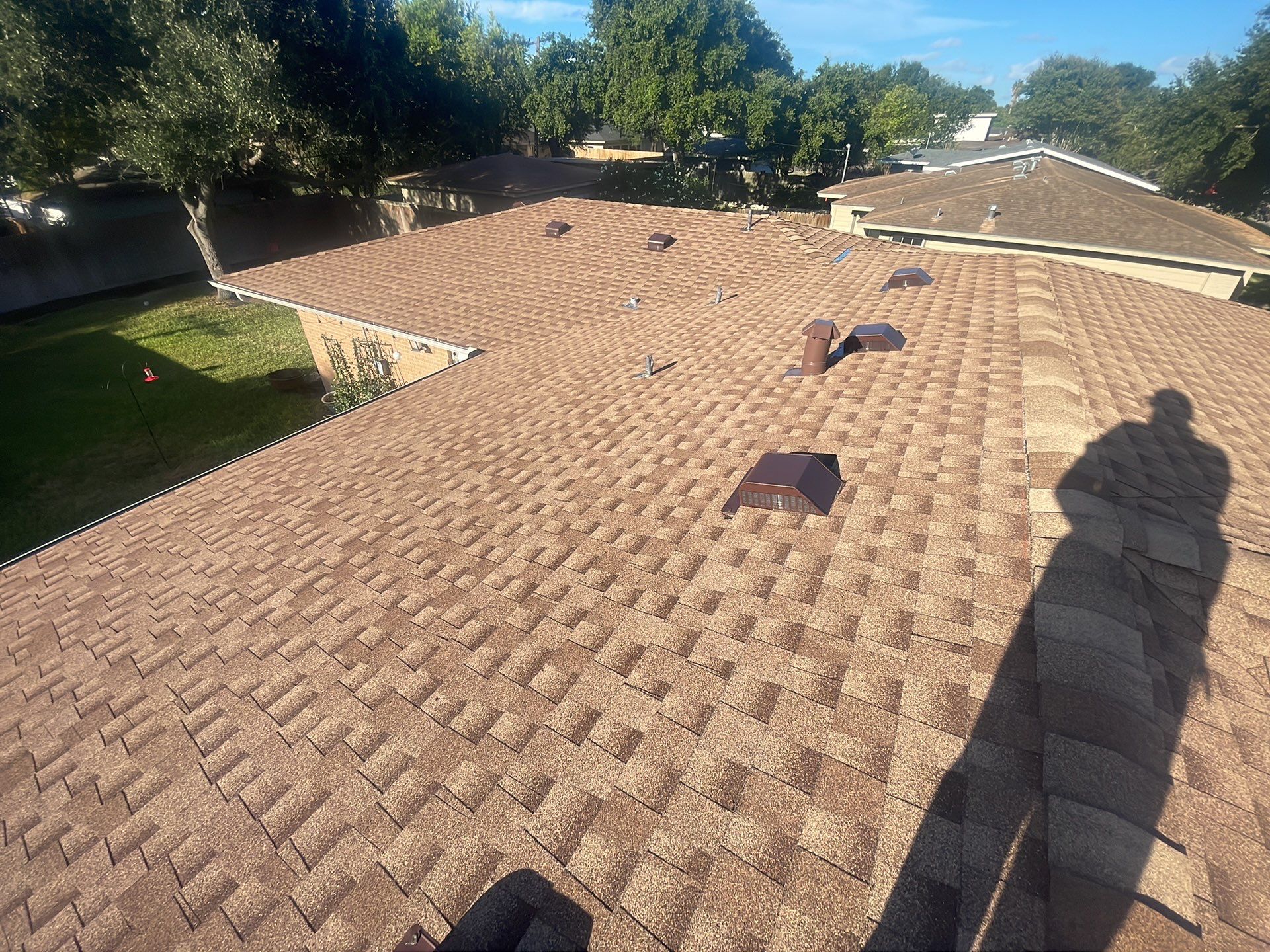 Residential Roofing Installation using GAF HDZ Shakewood by Lighthouse Roofing