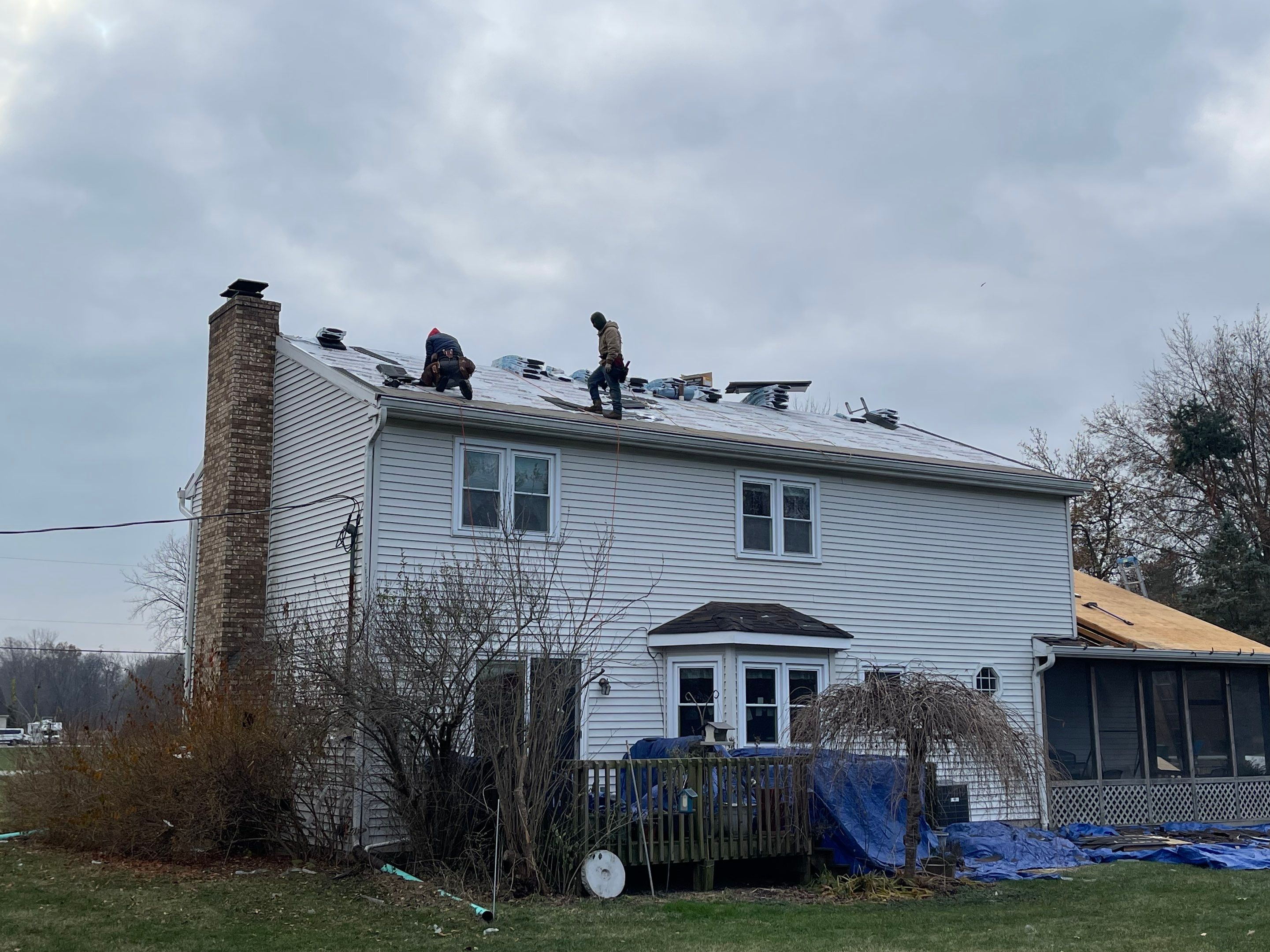 Ready for Solar!  Residential Roofing Installation using IKO dimensional shingles by SOS Home Ohio 