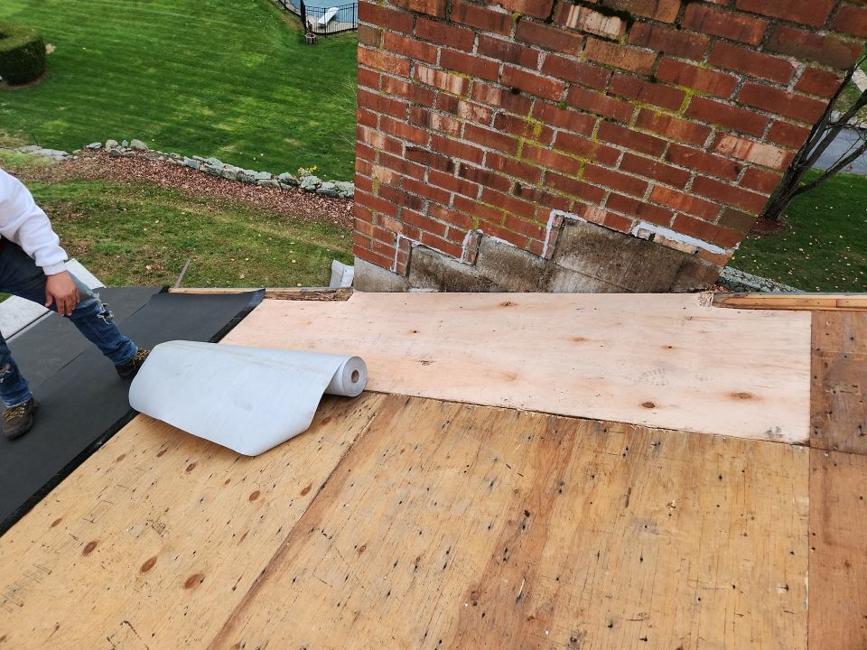 Residential Roofing Installation using Owens Corning TruDefinition Onyx Black by A Plus Exterior