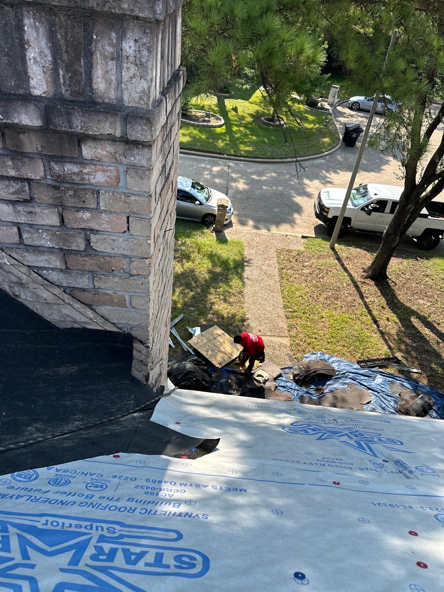 Project in Houston by Motion Roofing