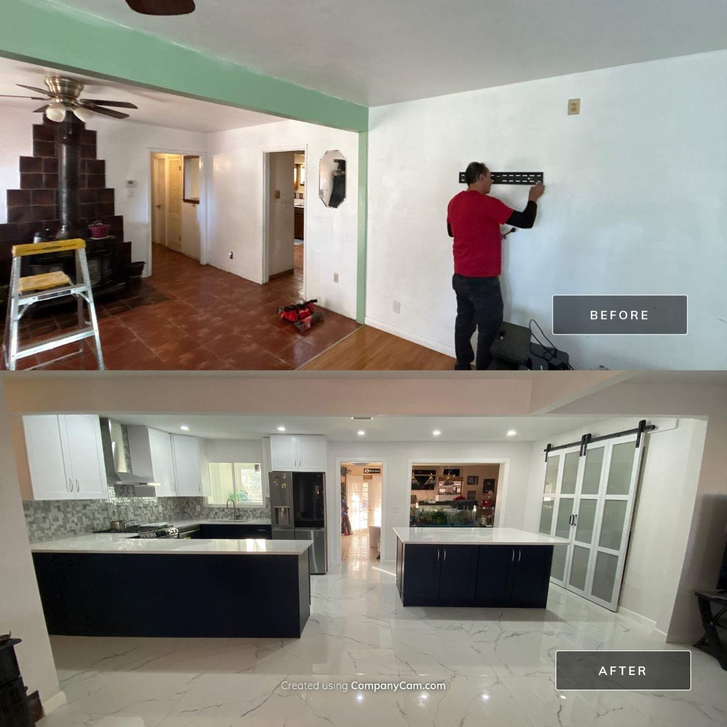 Kitchen Remodel using nyg cabinets  by SC Remodeling