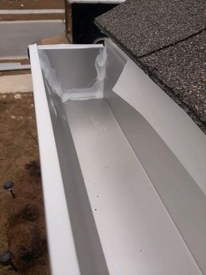 Gutter Installation using K-Style Gutters