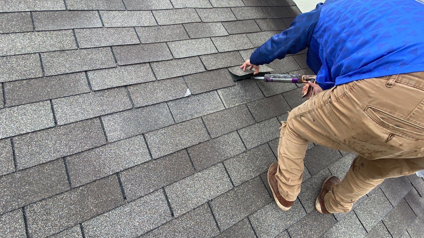 Wind damage by Deerfield Roofing LLC