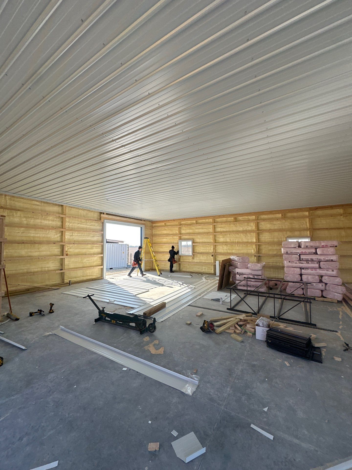 40'x40'x12' Garage by The Barn Builders 