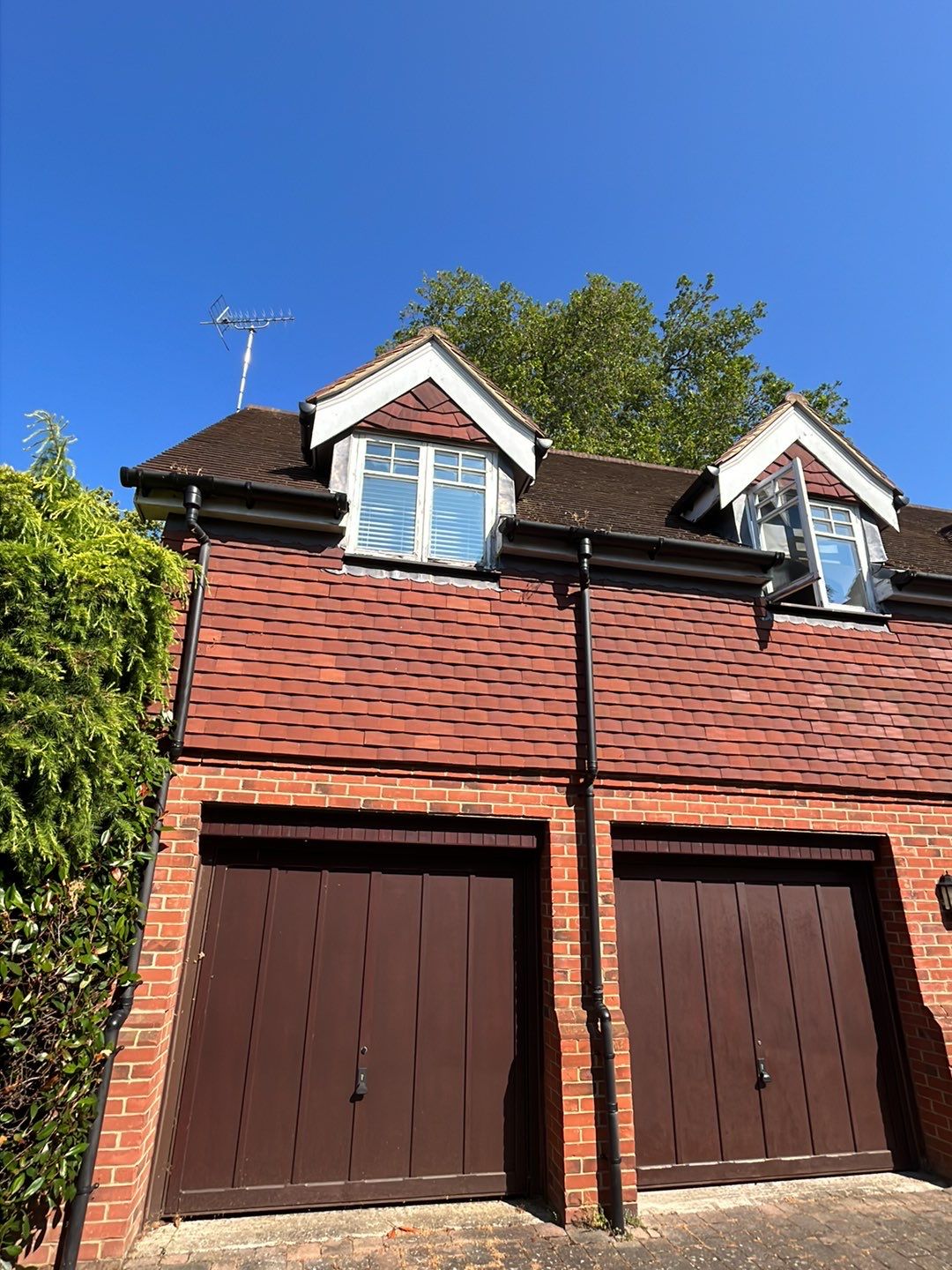 Roof Clean - Biocide Treatment using Honda 15lpm Low Pressure Washing Machine by Ges Exterior Cleaning ltd