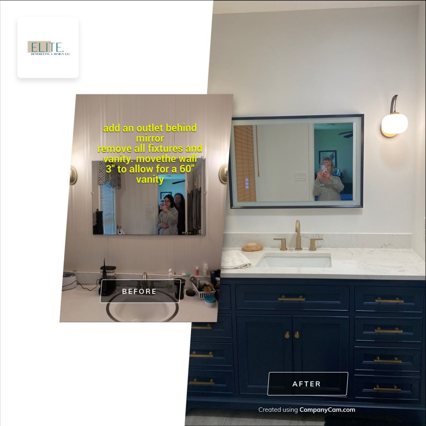 From Flooded to Flawless – A Raleigh Bathroom Reborn by Elite Remodeling and Design LLC