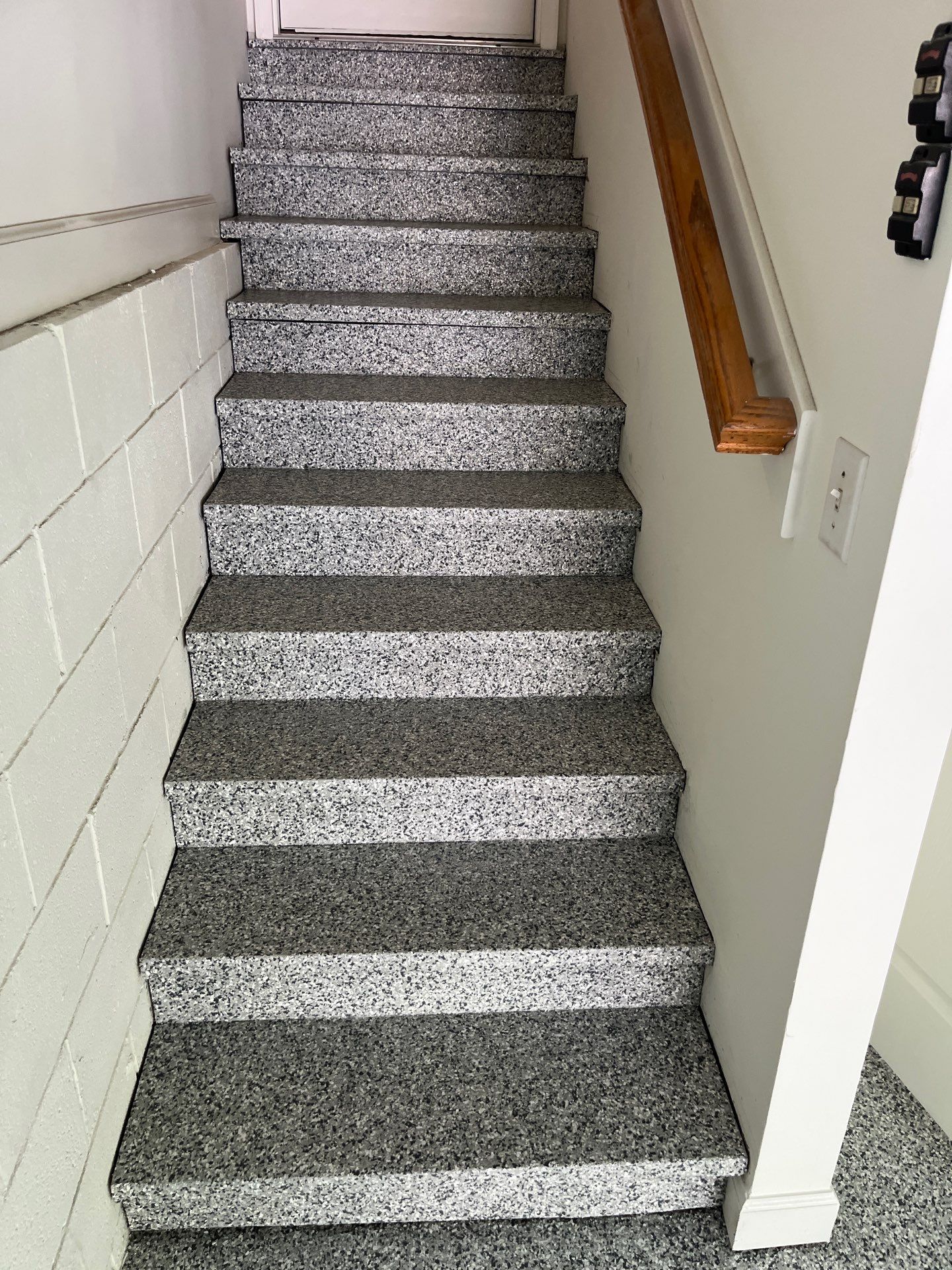 Garage Floor Coating using Gravel by My Garage Floor Guys