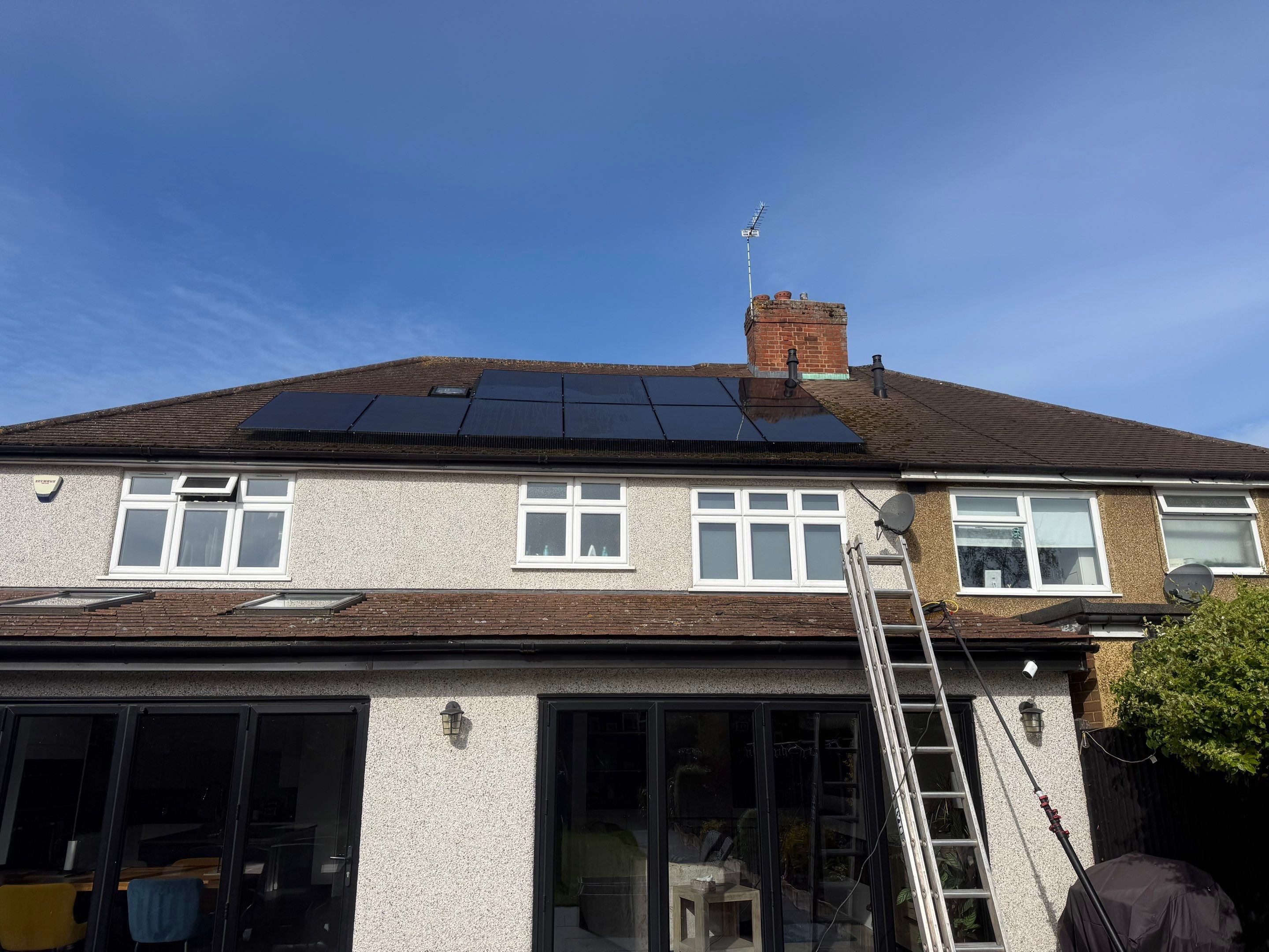 Solar Panel Cleaning Chessington by Ges Exterior Cleaning ltd