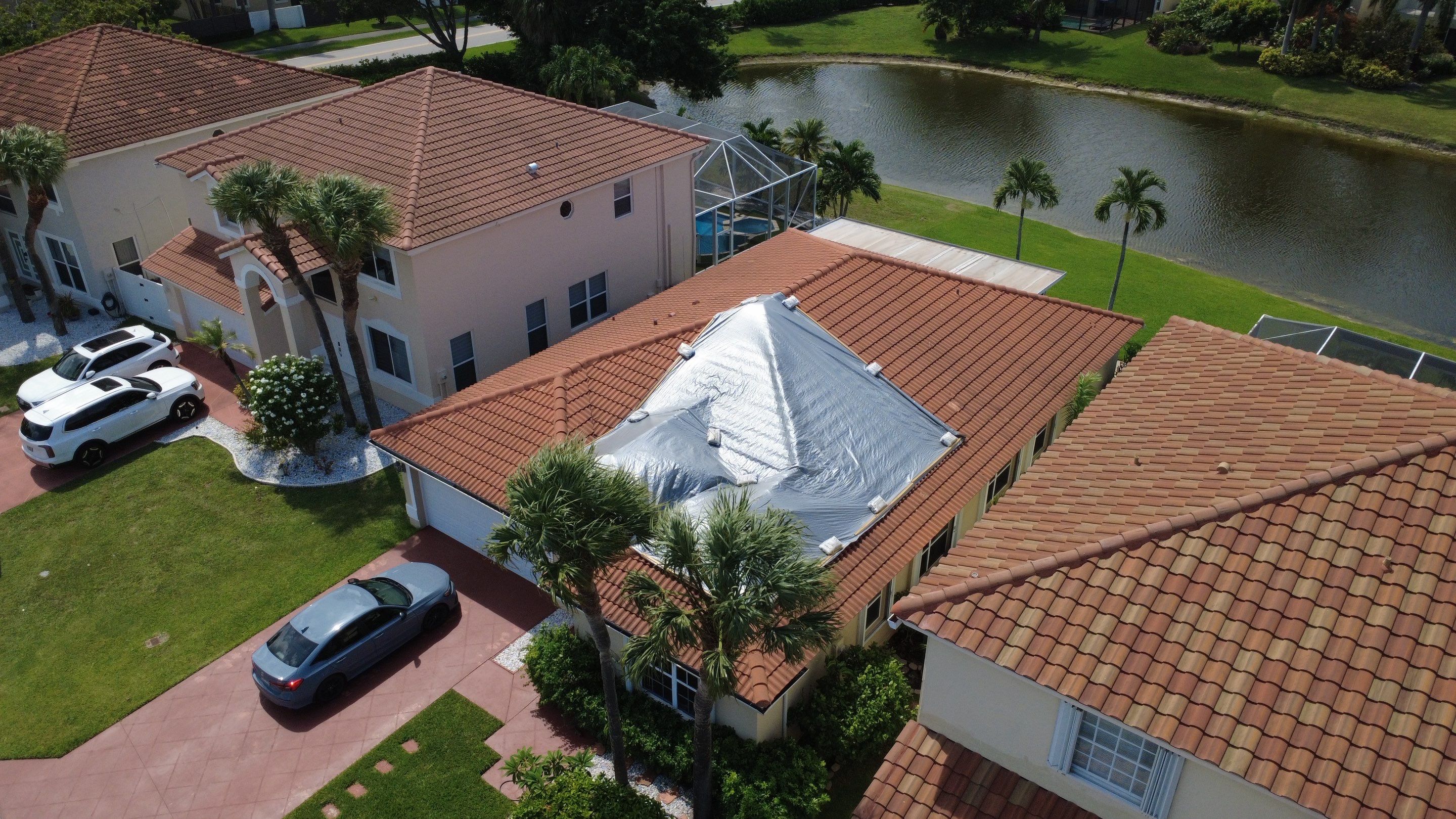 Residential Roofing Installation using Eagle Roofing Tile by BLUES BROTHERS ROOFING