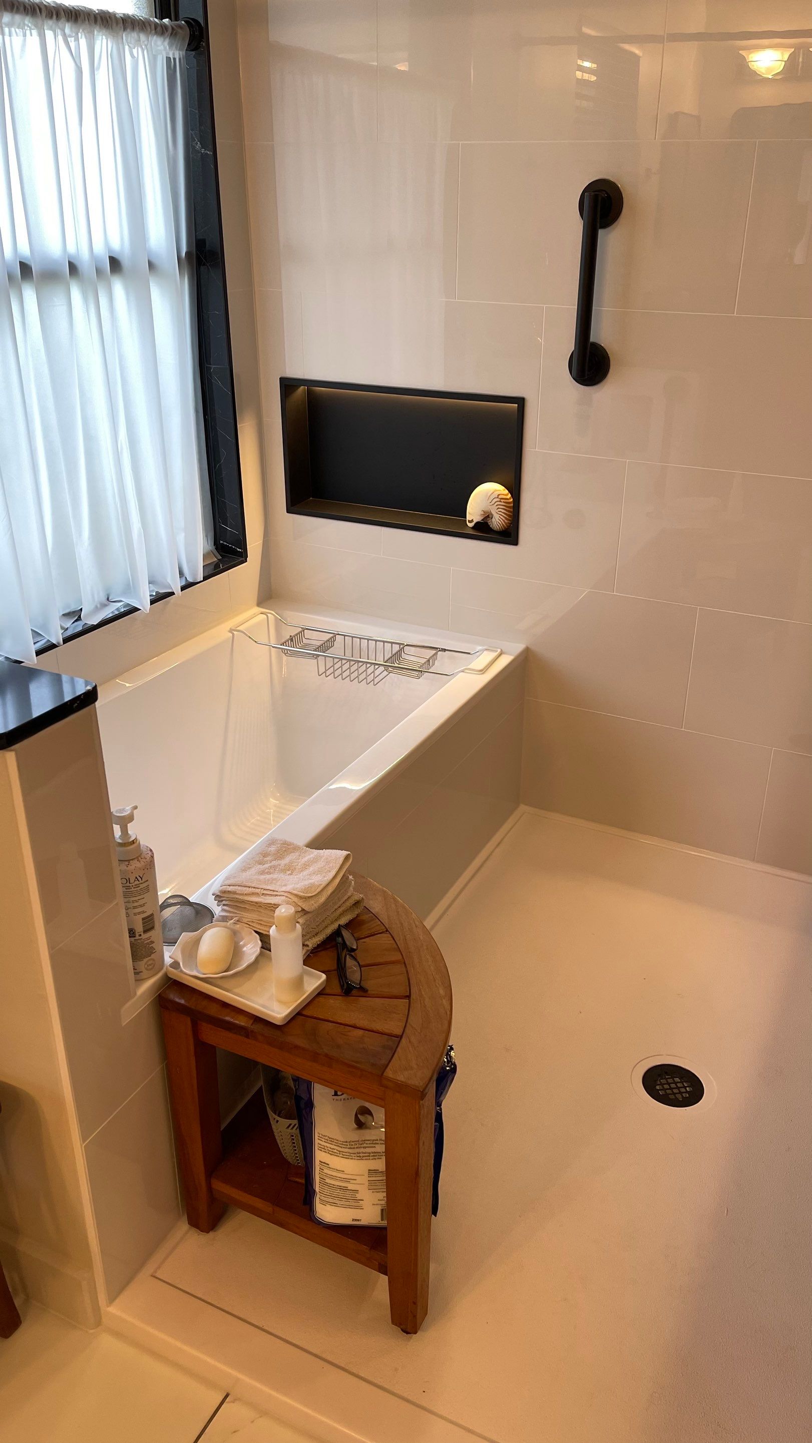 Stunning Boerne Bathroom Remodel Featuring Large Walk-in Tub & Shower Wet Area by Legacy Bath and Kitchen 