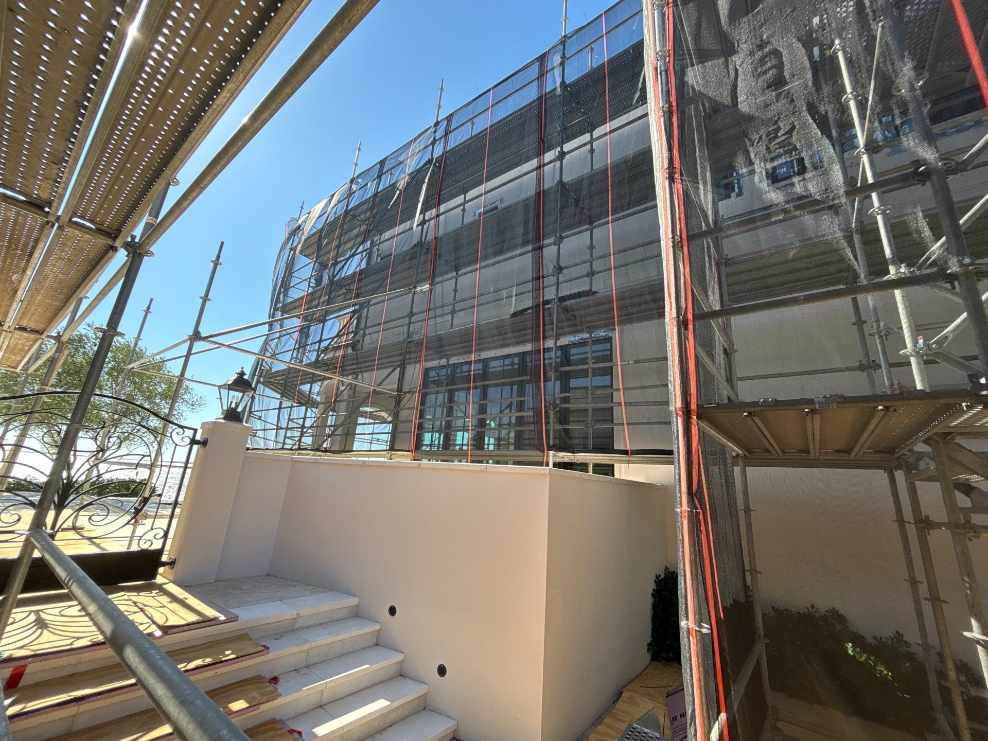 Gutter Installation using Half Round Seamless Gutters in Tampa FL by Gutter Professors