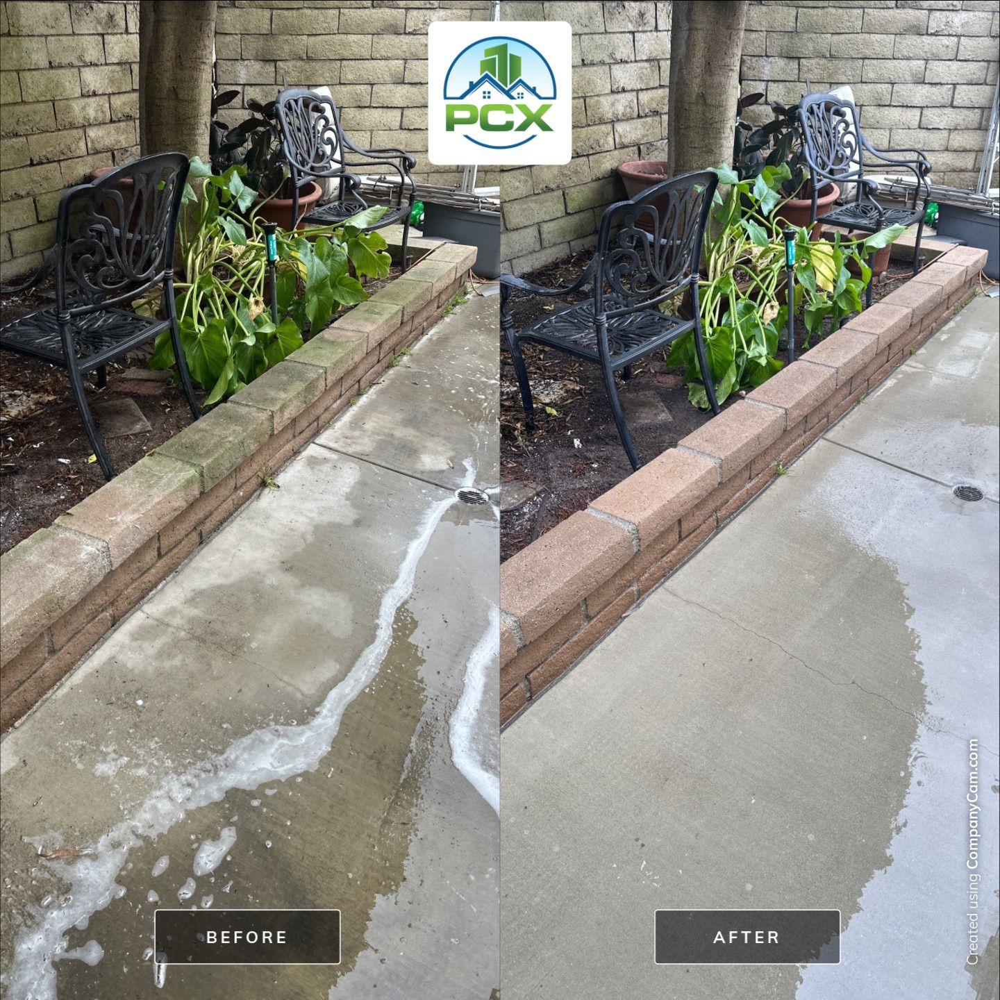 House Wash and concrete cleaning in Fountain Valley by Property Cleaning Experts, LLC