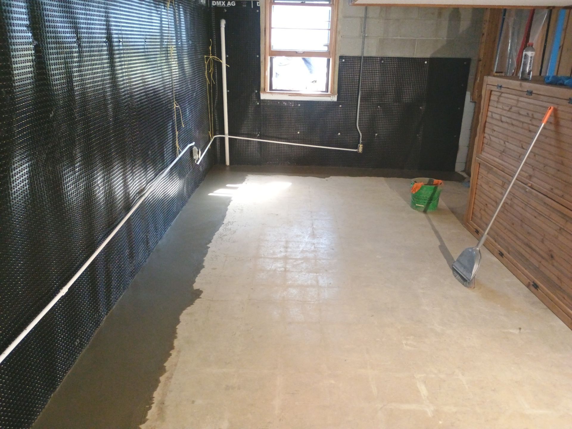 Interior Drain Tile & Foundation Crack Repair in St. Anthony, MN by Waterproofing Northeast
