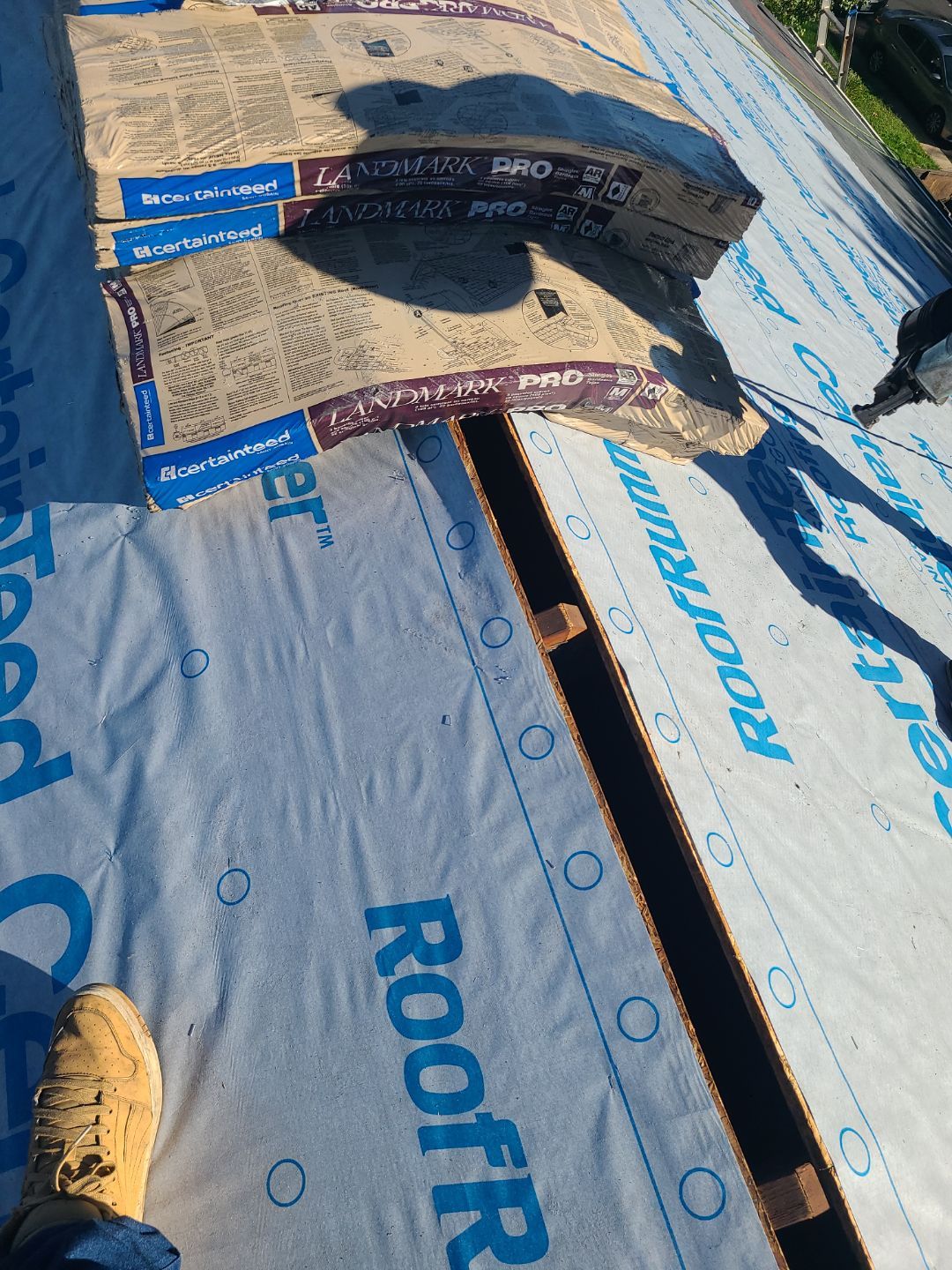 Centreville: Residential Roof Replacement with CertainTeed Landmark Pro Designer Shingles in Max Def Charcoal Black by RM Banning, Inc.