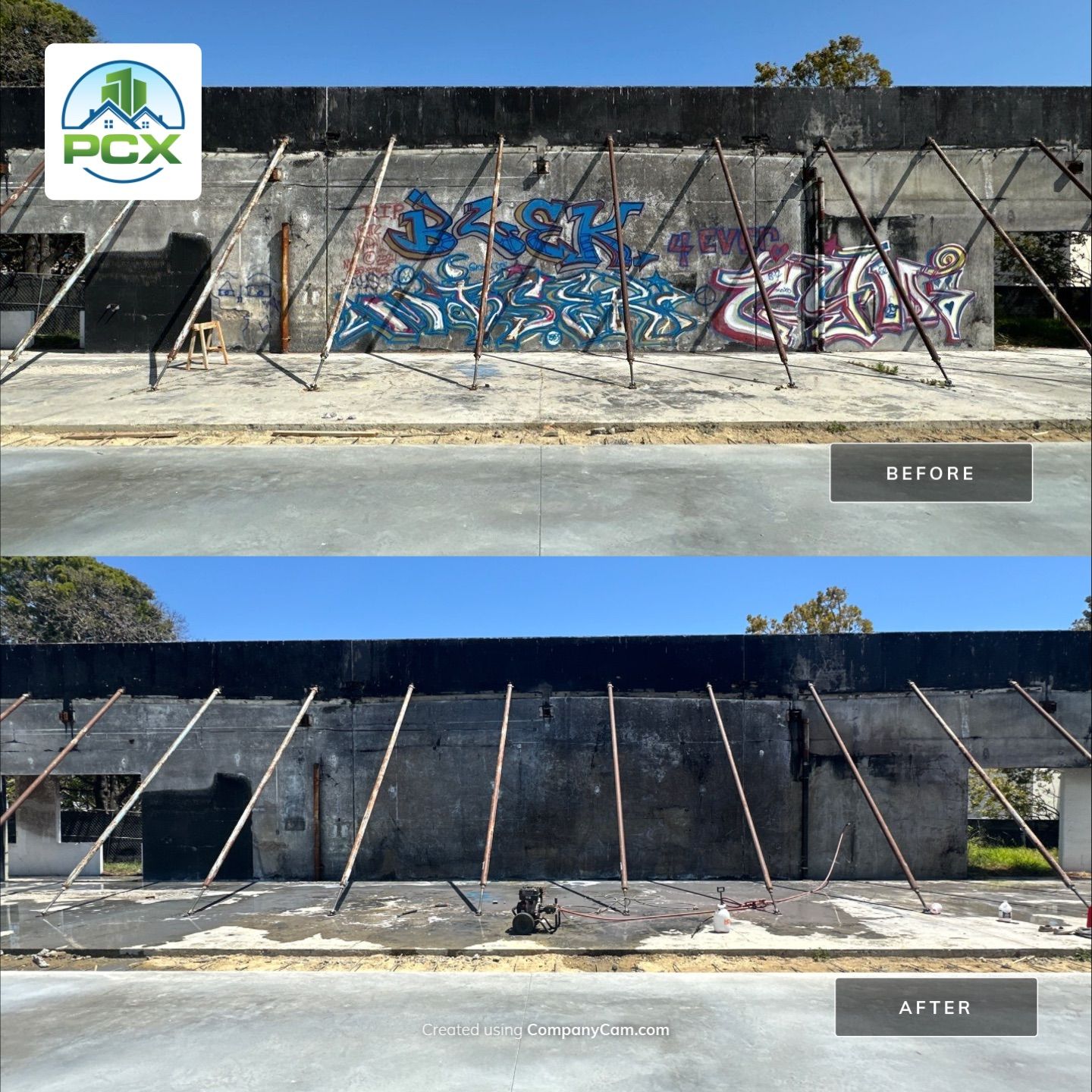 Graffiti removal in San Juan Capistrano by Property Cleaning Experts, LLC