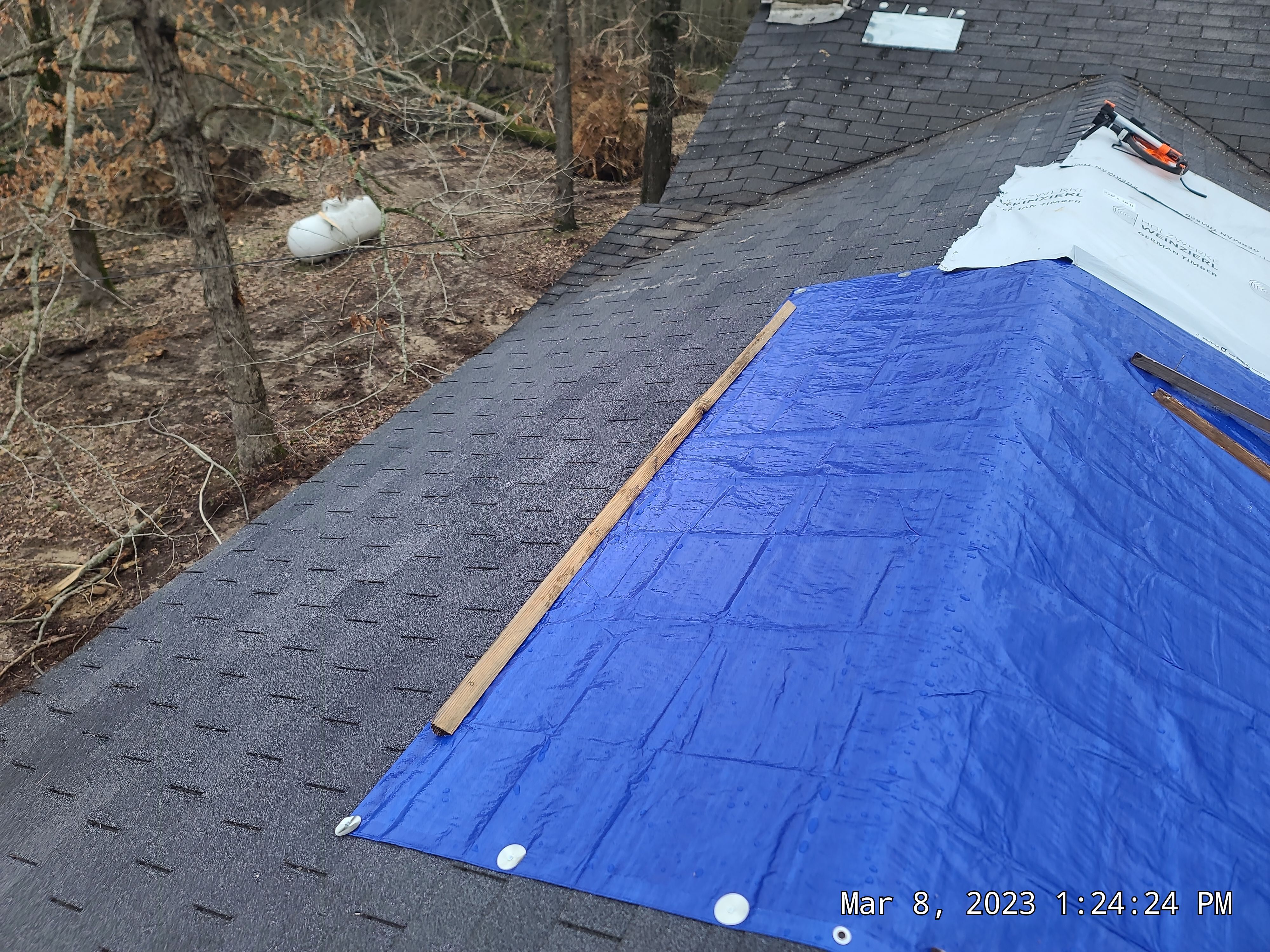 Residential Shingle Reroof using Certainteed Landmark 3-Tab by Hostetler Roofing